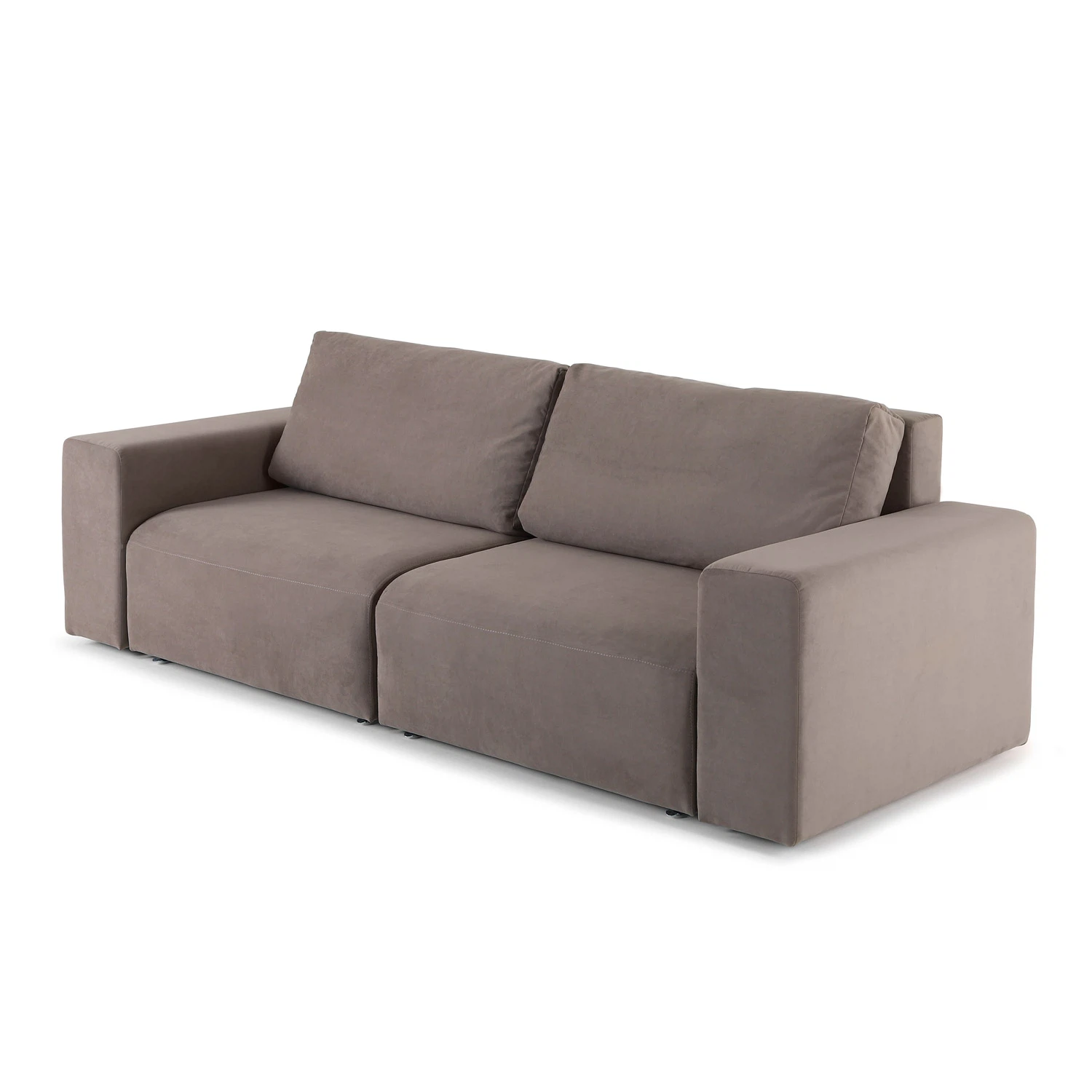 Изображение товара Диван-кровать NRAVA Stout 260x100 см велюр, механизм евро-книжка