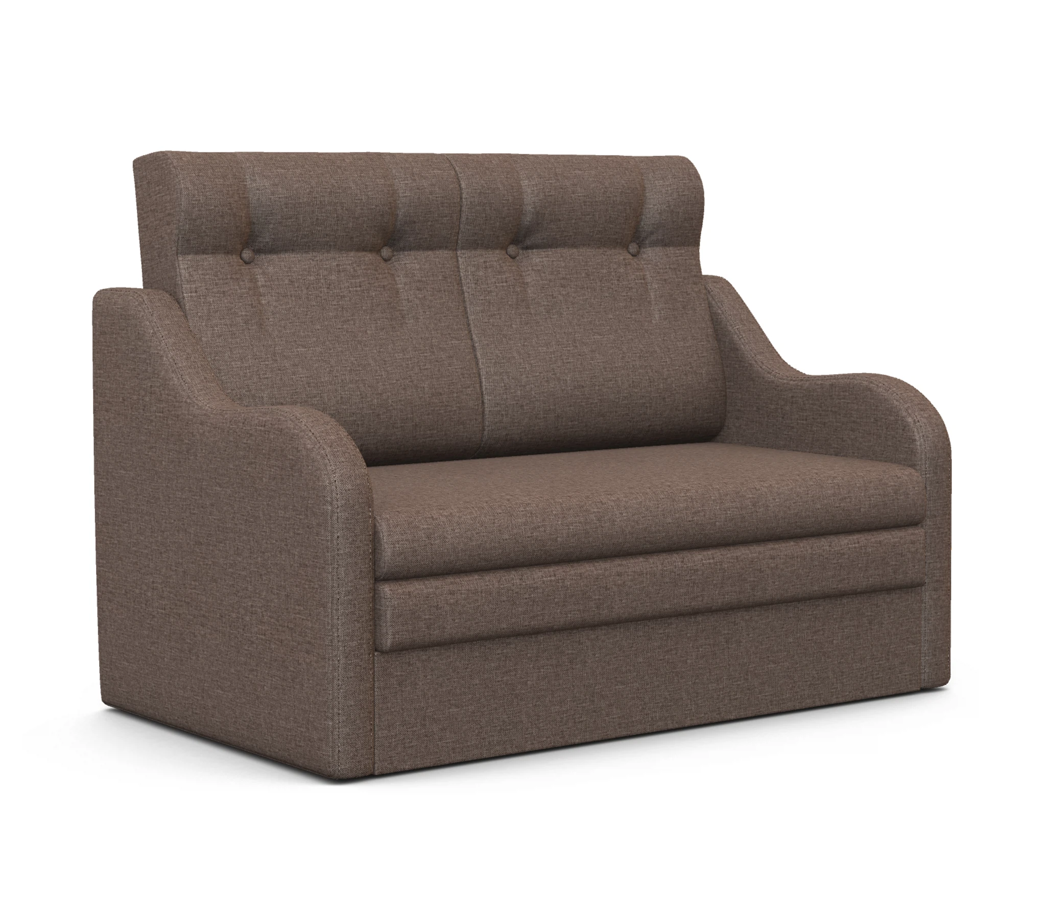 Изображение товара Диван-кровать Классика 2В рогожка светло-коричневый мебельная мебель и мягкая мебель