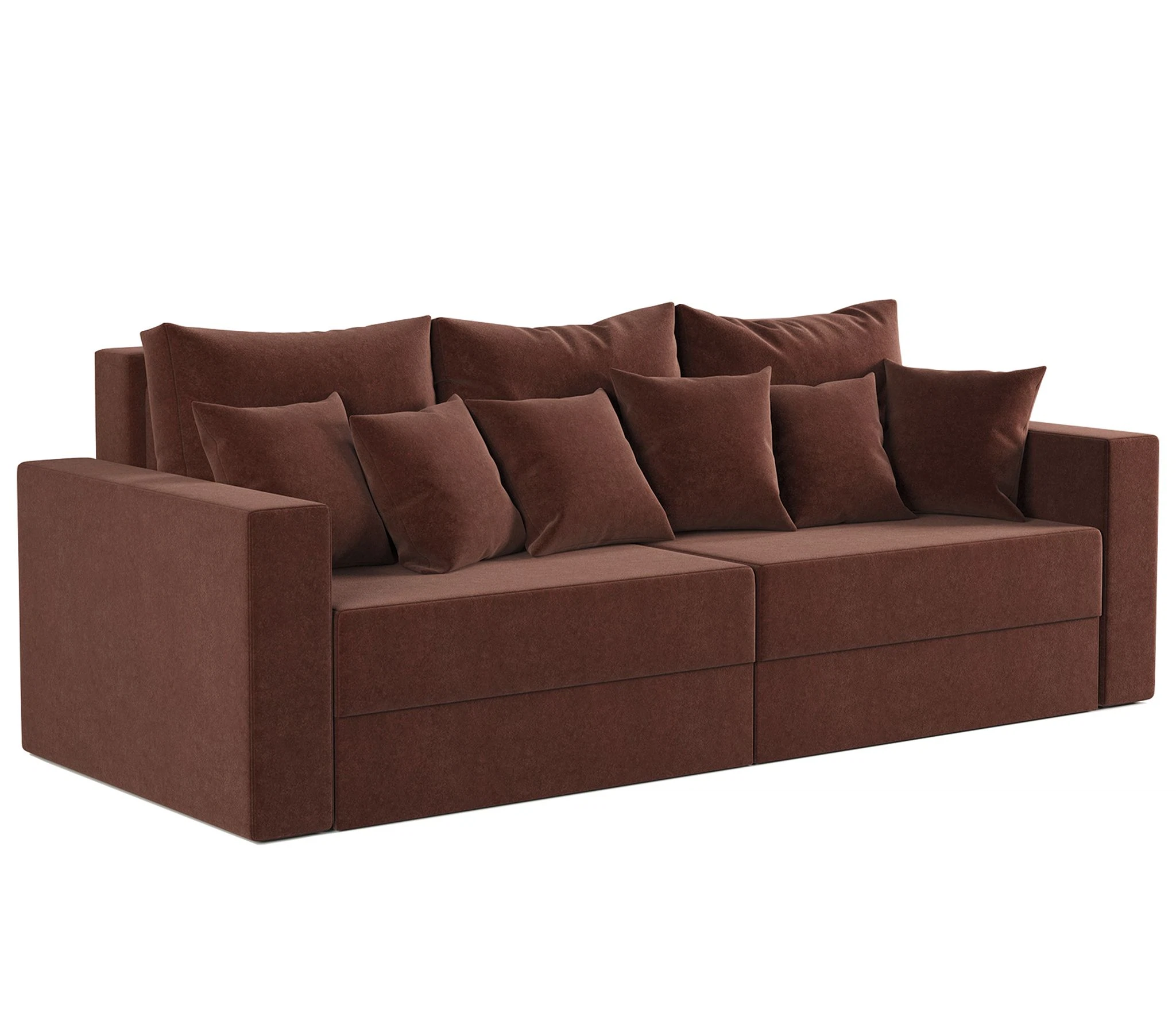 Изображение товара Диван-кровать Мэдисон велюр Дрим шоколад