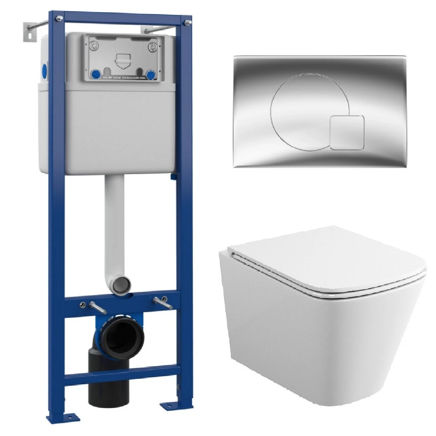 Изображение товара Комплект инсталляции Maretti 3 в 1 UM10PBM76-844