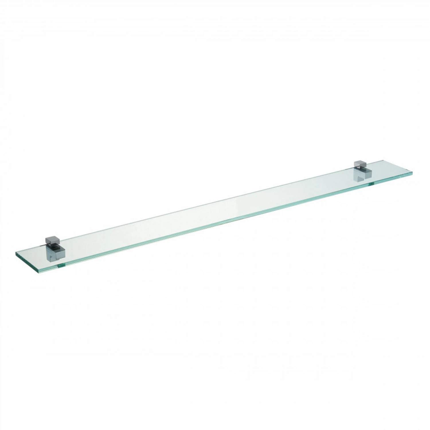 Изображение товара Стеклянная полка Акватон 110 1A110503XX010 для ванной и кухни надежная и стильная