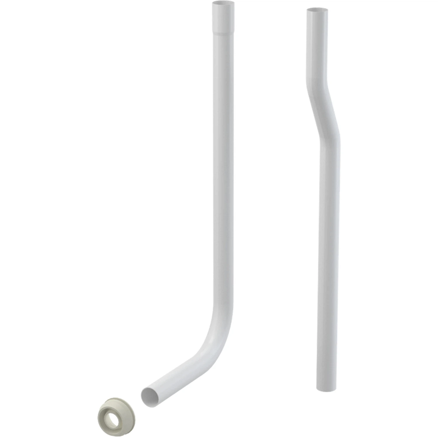 Изображение товара Труба водосливная Alcadrain из двух частей + прокладка гофрированная (A95)