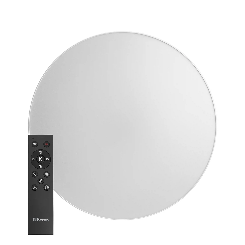 Изображение товара Светодиодный управляемый светильник Feron AL6200 “Simple matte” тарелка 60W 3000К-6500K белый Изображение товара Светодиодный управляемый светильник Feron AL6200 “Simple matte” тарелка 60W 3000К-6500K белый
