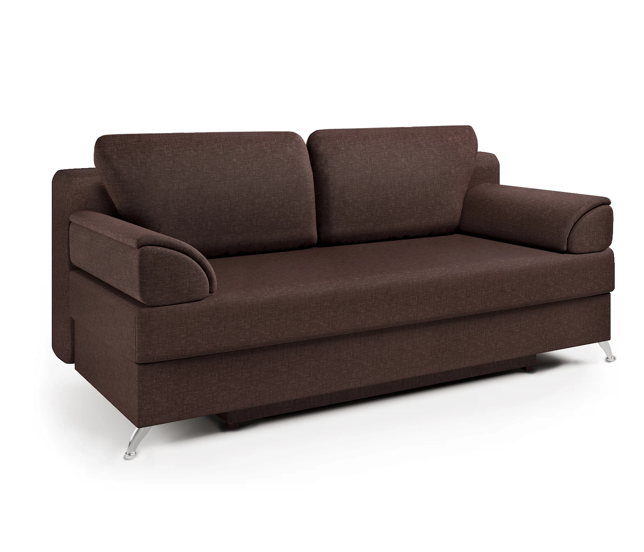 Изображение товара Диван-кровать ЕвроШарм шоколад с ящиком для белья