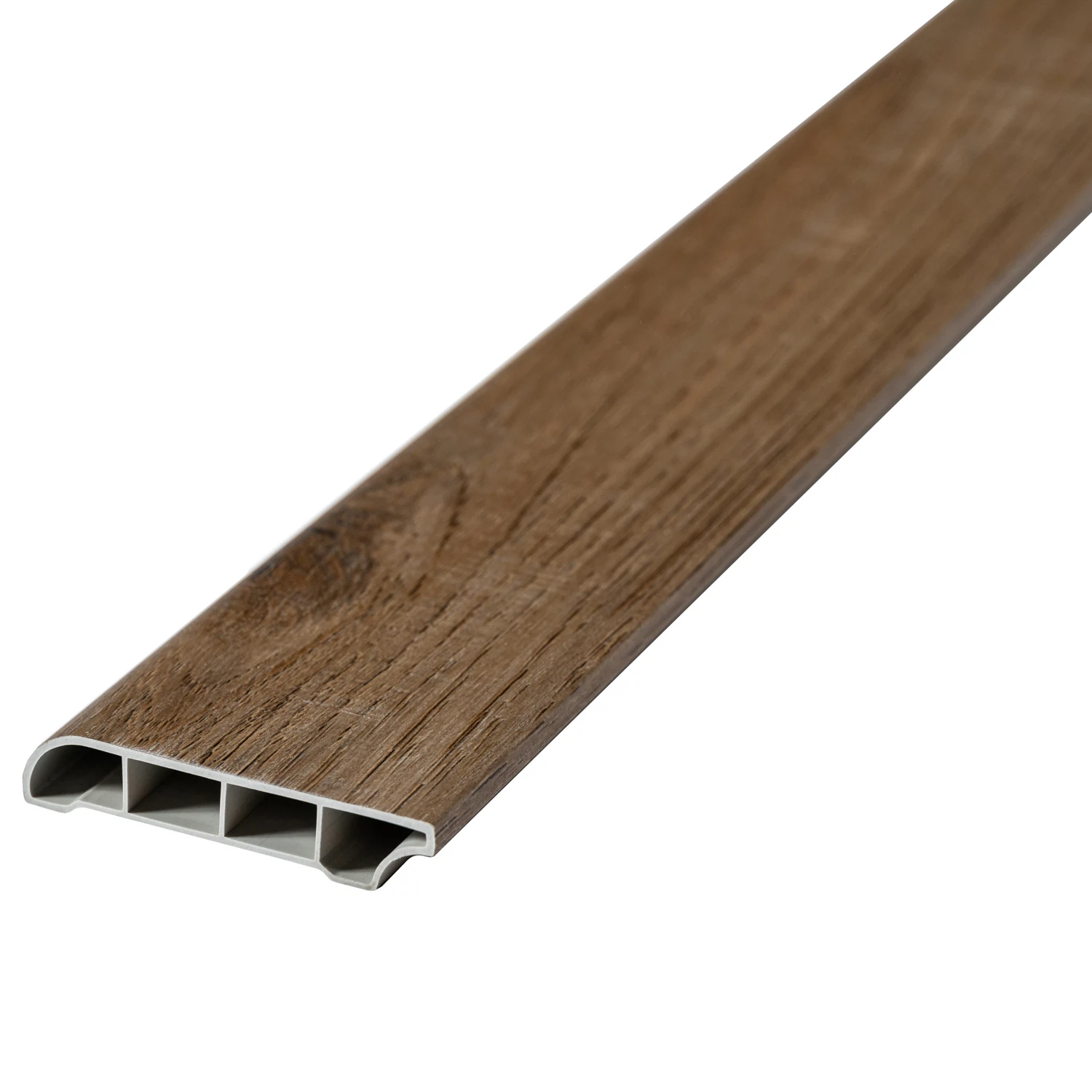 Изображение товара Напольный (потолочный) плинтус, 2400х60х12 мм, дуб Эребру