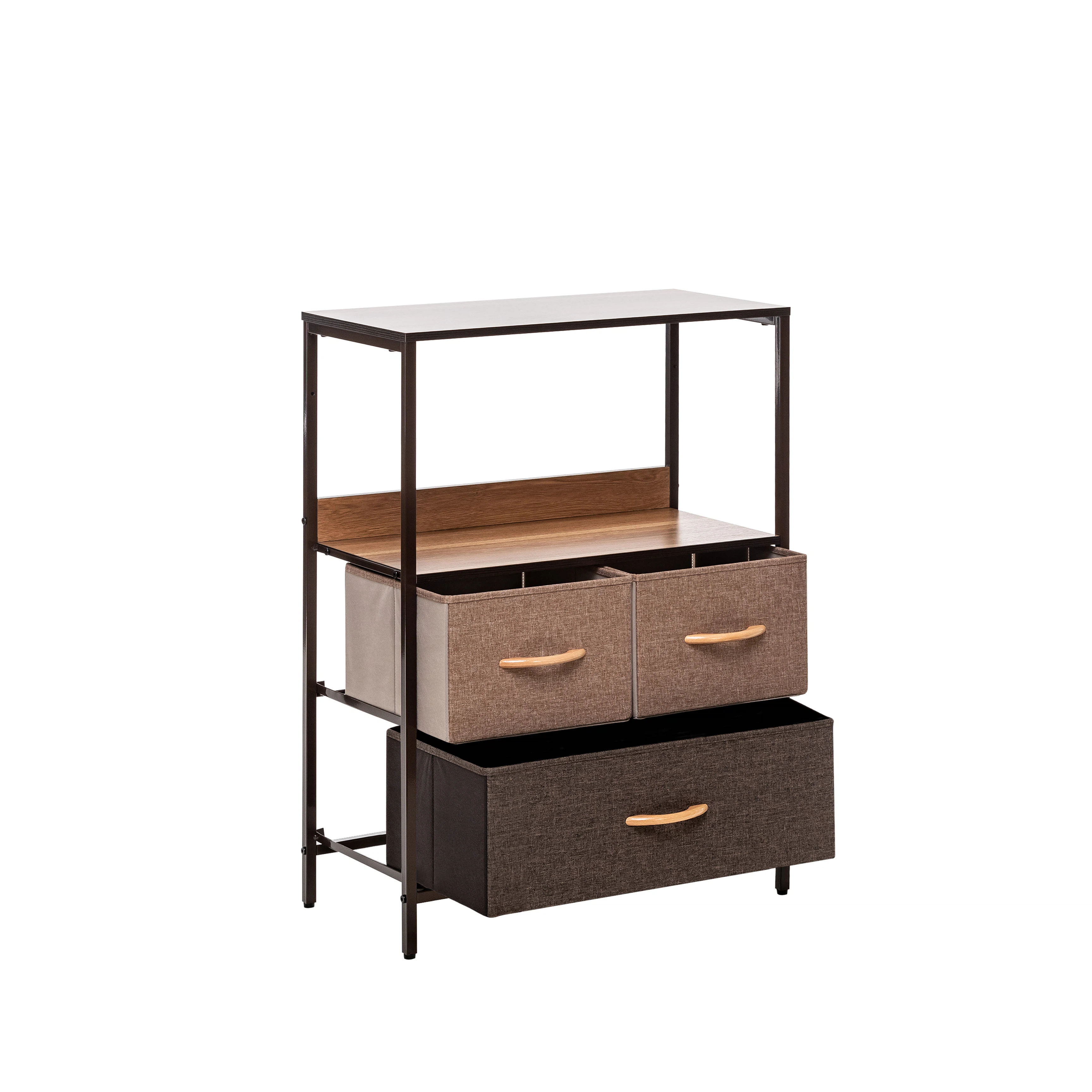 Изображение товара Комод Локи 3 ящ коричнево-бежевый