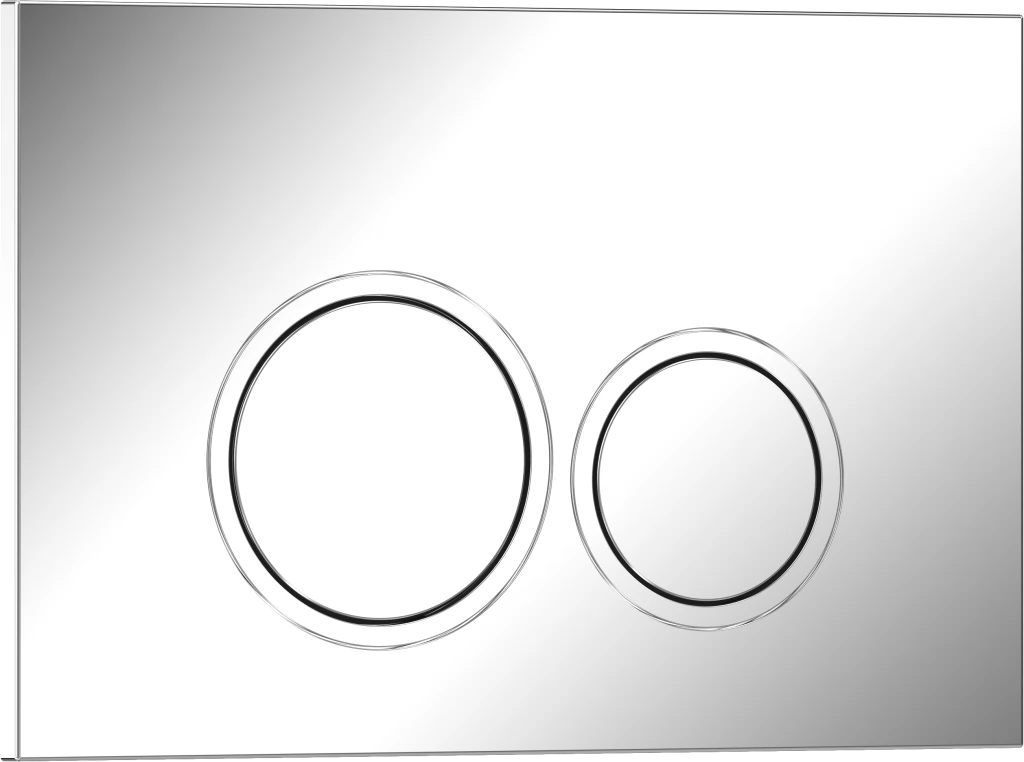 Изображение товара Кнопка смыва IBERICA BLANCA из ABS-пластика, хром глянцевый