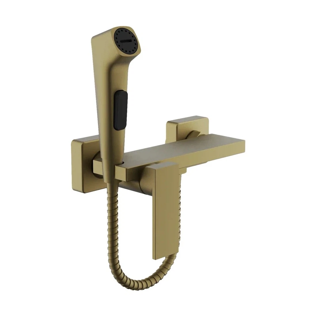 Изображение товара Гигиенический душ со смесителем BELZ B55653-5, матовое золото