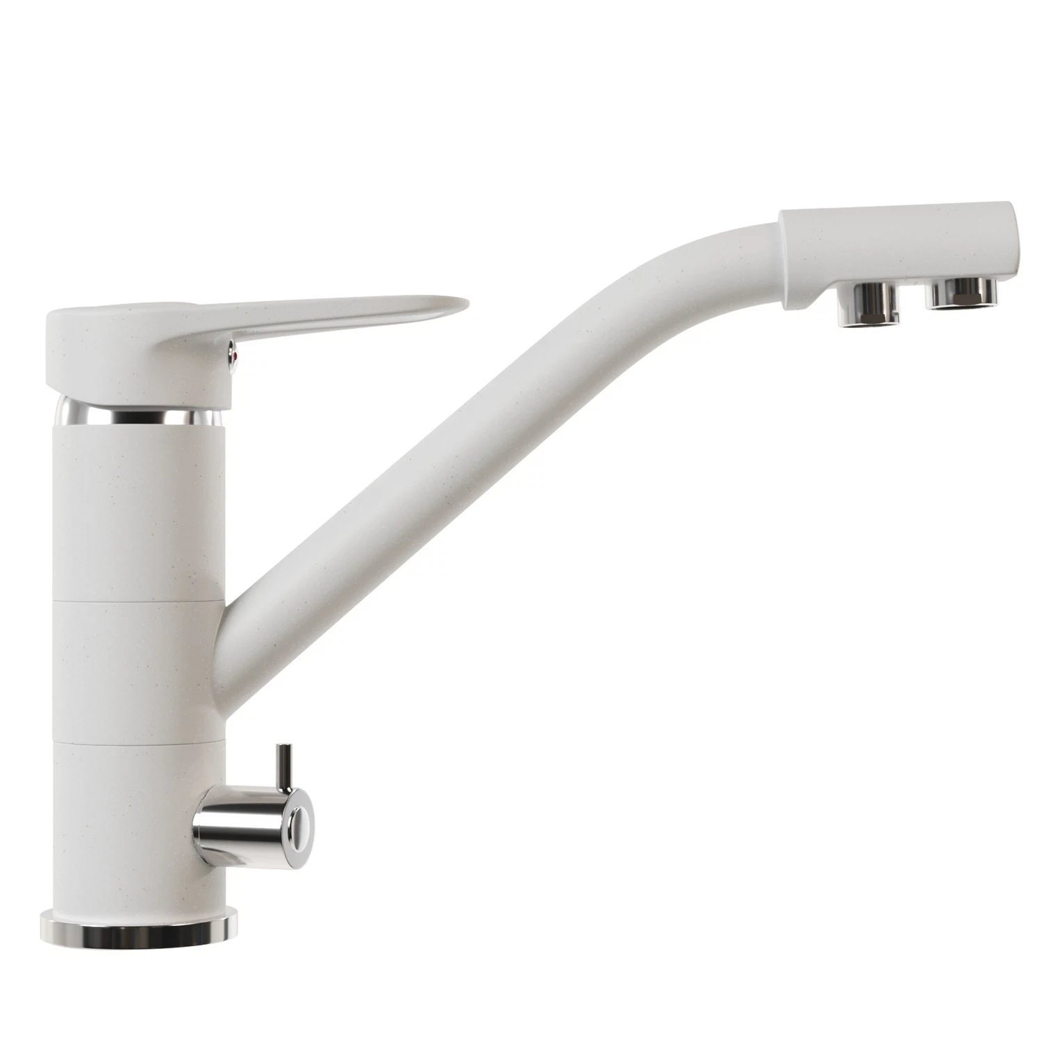 Изображение товара Рычажный кухонный смеситель Mixline ML-GS05 (341) с длинным изливом и поворотным механизмом
