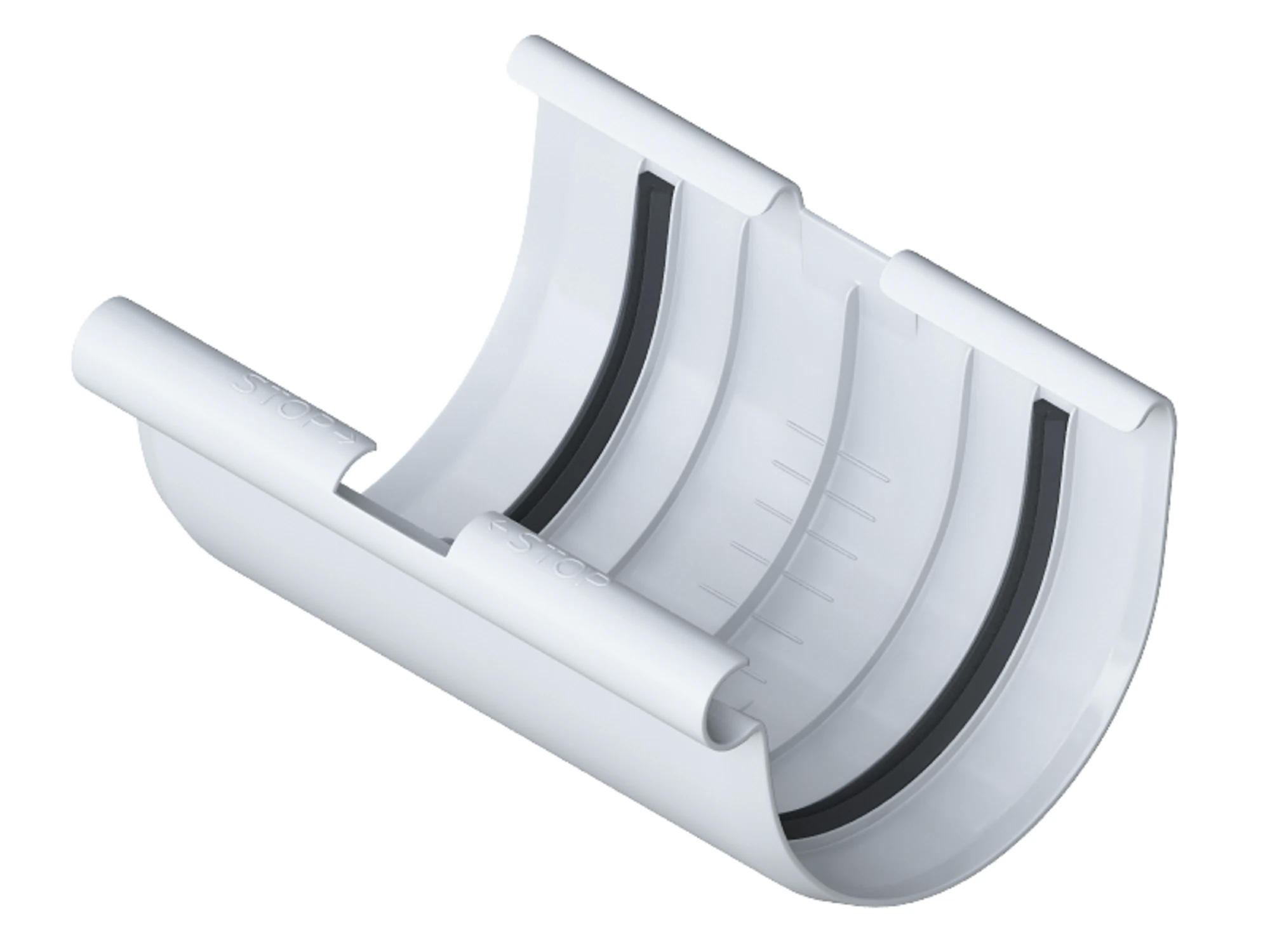 Изображение товара Муфта желоба Альта Профиль Элит D125 Белый 0.2 м