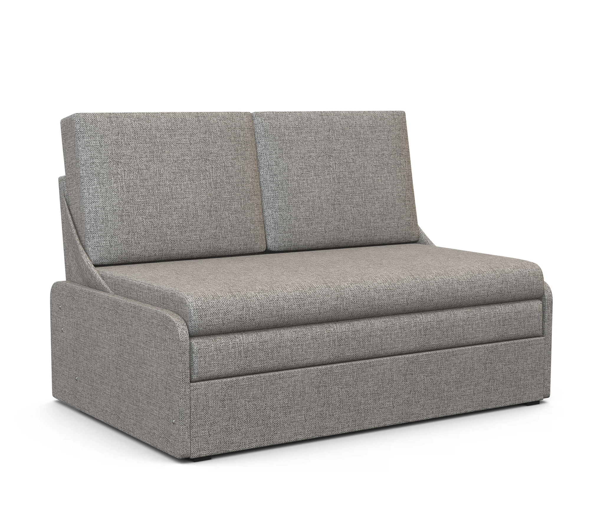 Изображение товара Диван-кровать Уют-2 рогожка светло-серый с ящиком