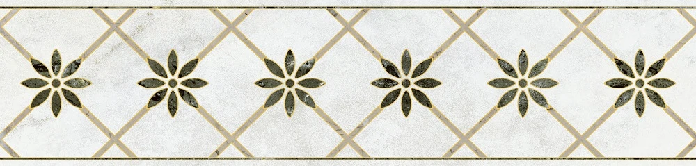 Изображение товара Бордюр керамический Серенада 4 глянцевый, бежевый, 30x7,2x0,9 от Kerama Marazzi