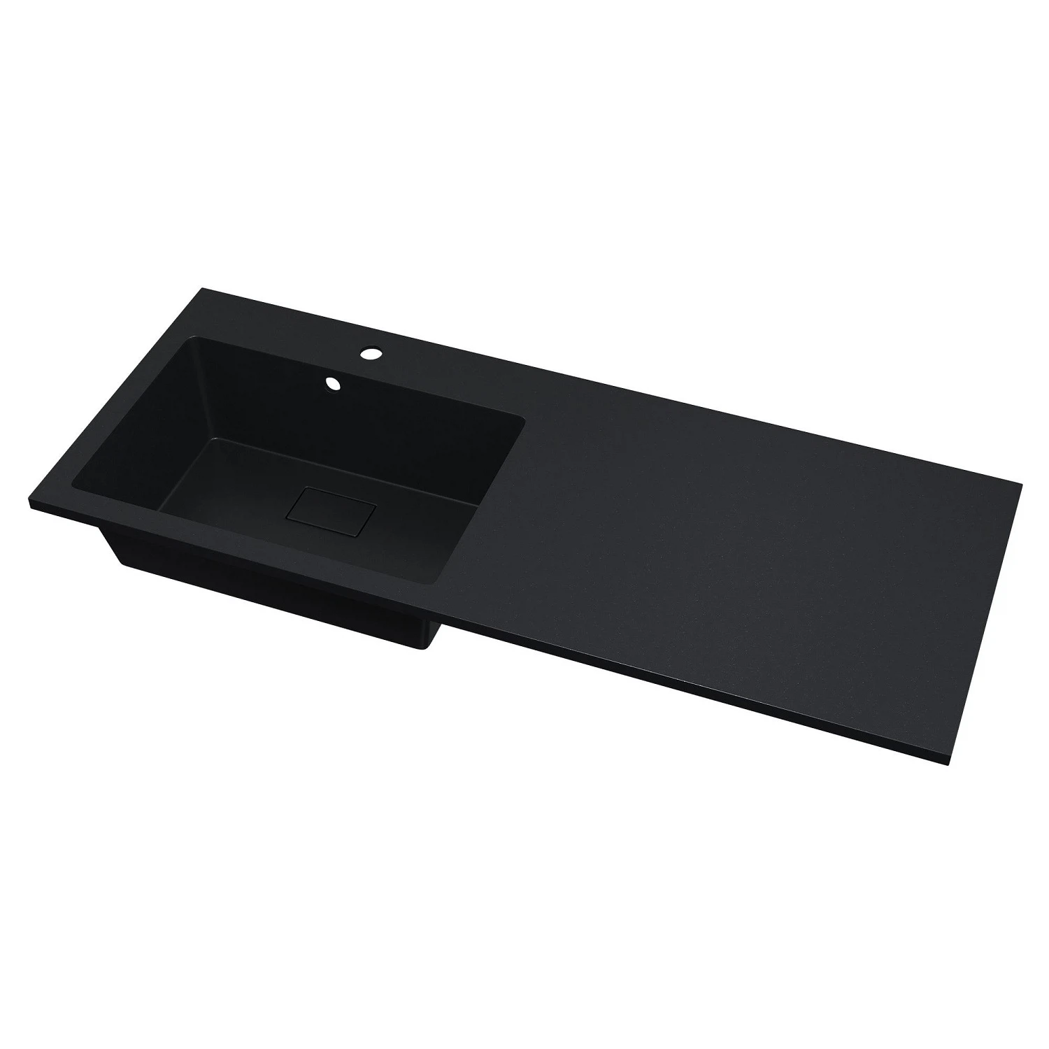 Изображение товара Раковина подвесная Uperwood Cosmos черная 120 см с переливом