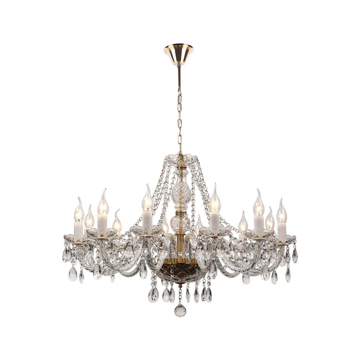 Изображение товара 1735-12P, люстра подвесная, D820xH570/1570, 12xE14x40W, excluded