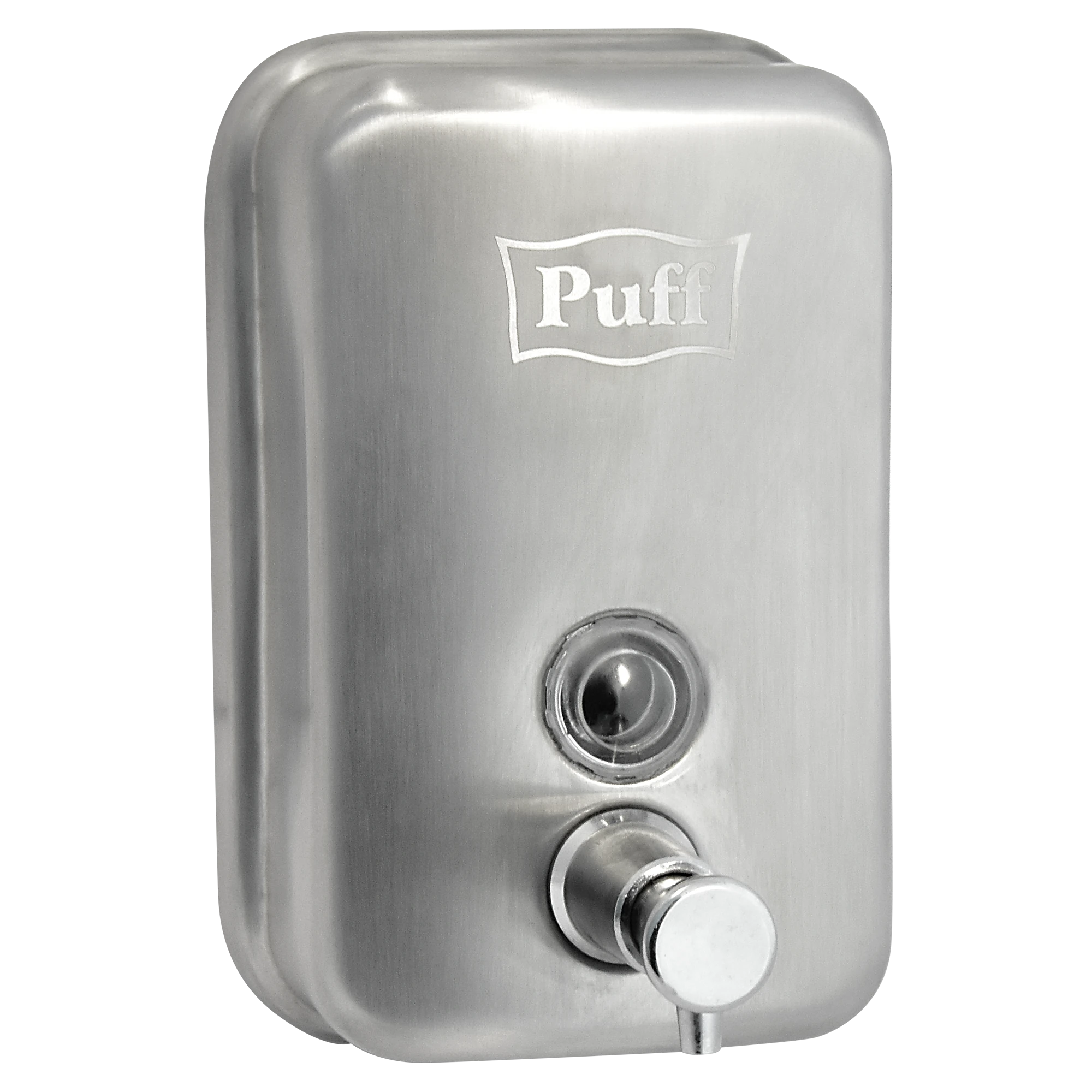 Изображение товара Дозатор для жидкого мыла из нерж. стали, матовый puff-8605m, 500 мл, 17х12х12 см, арт. 1402.095