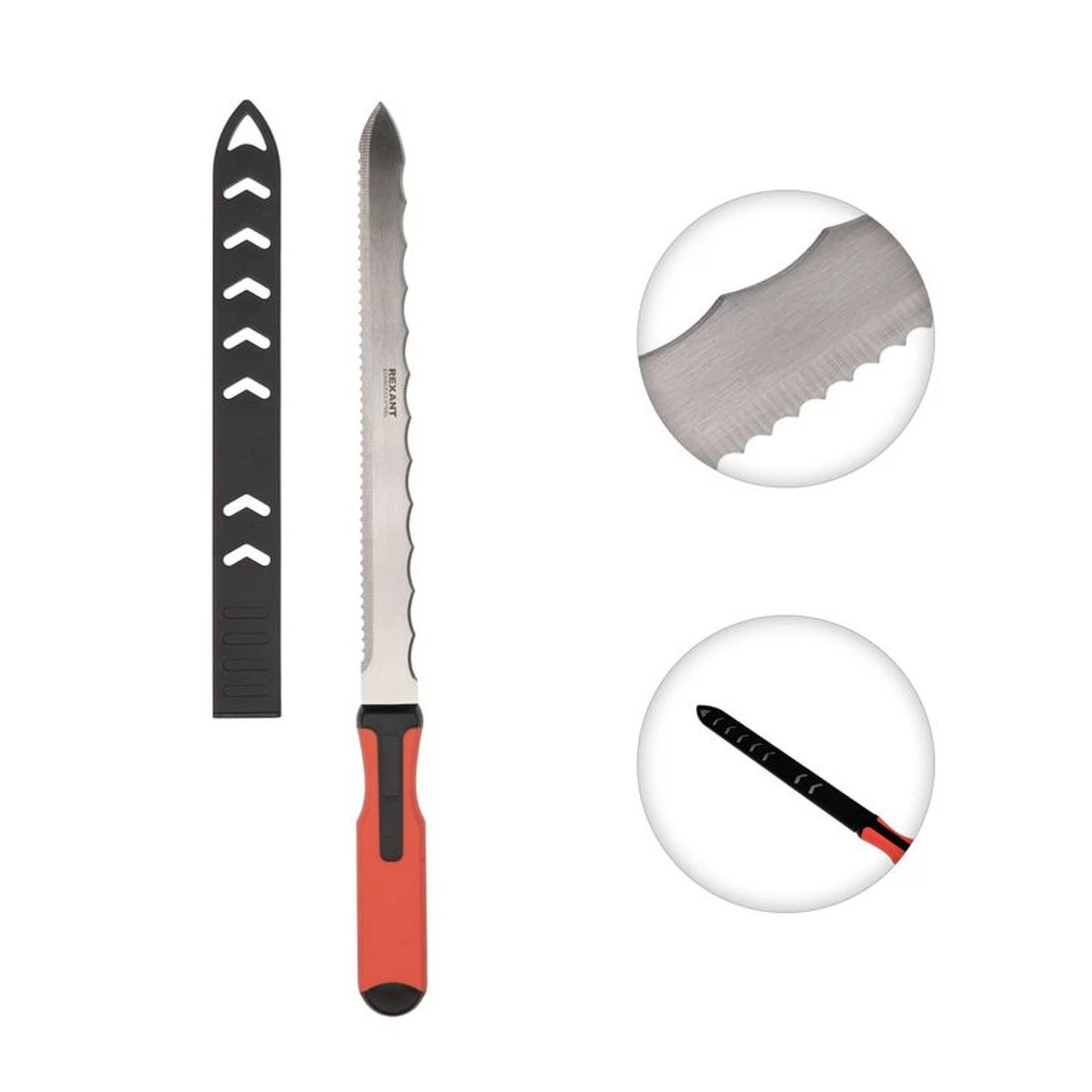 Изображение товара Нож для резки теплоизоляционных панелей лезвие 280мм REXANT