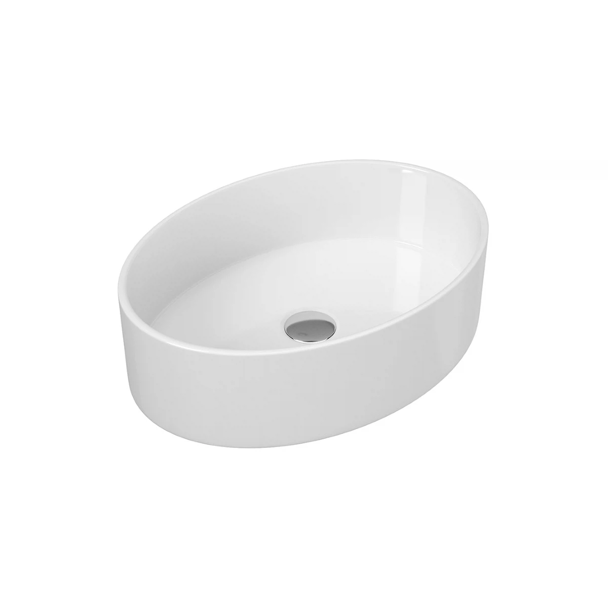 Изображение товара Maretti EN13NS82-844 белая - овальная накладная раковина, 50x36 см