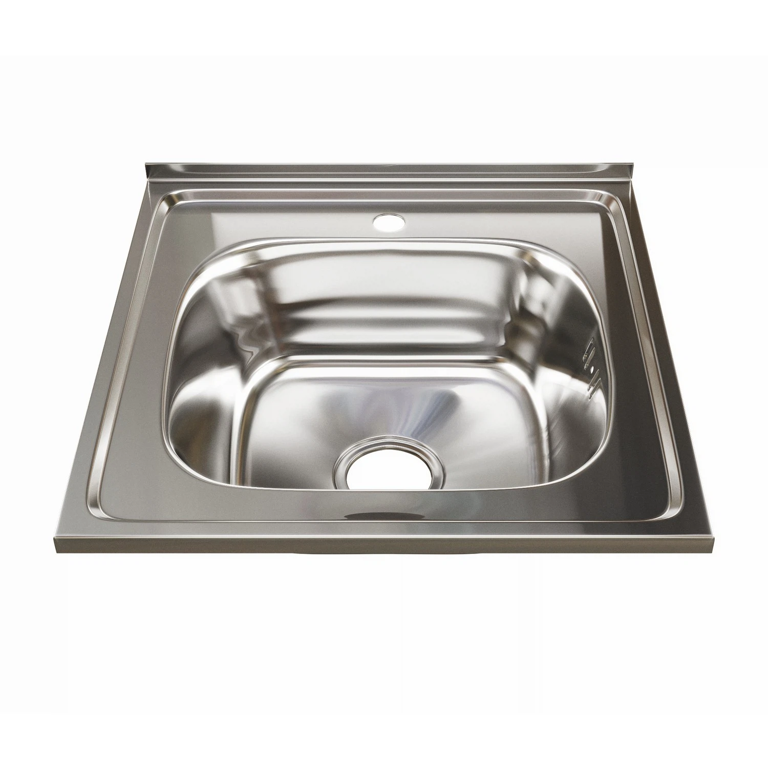 Изображение товара Мойка 50х50 (0,8) вып 3 1/2 MIXLINE 18см с сифоном