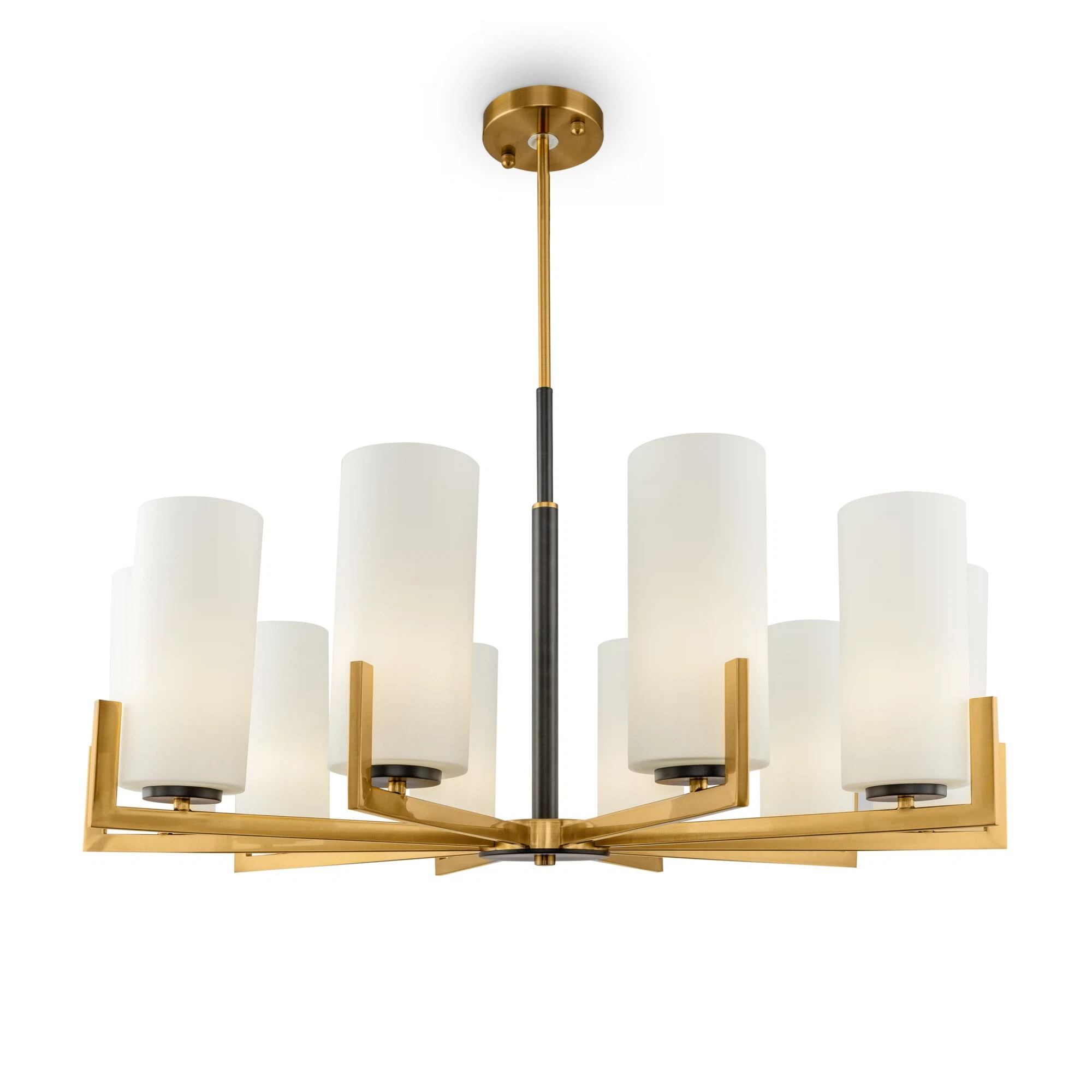 Изображение товара Люстра Maytoni Fortano MOD089PL-10BS Черный и Латунь Изображение товара Люстра Maytoni Fortano MOD089PL-10BS Черный и Латунь