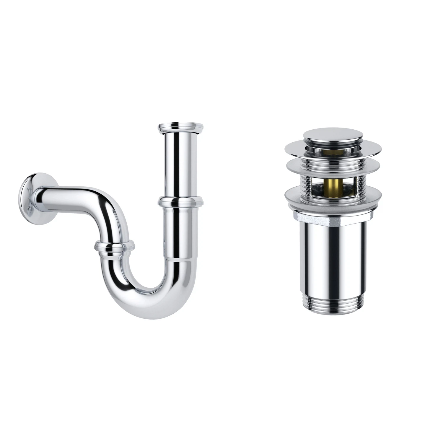 Изображение товара Сифон для раковины с донным клапаном  Wellsee  Drainage System, 182102001