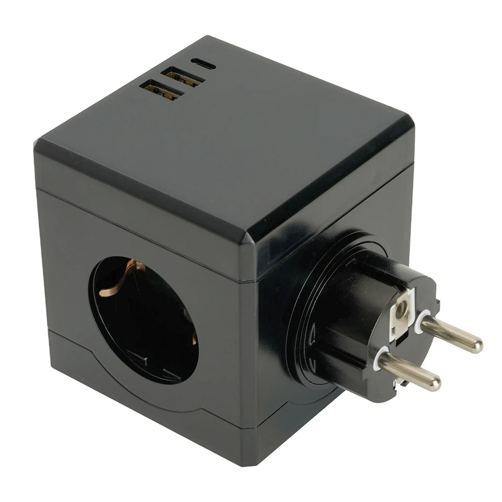 Изображение товара Разветвитель сетевой 3-местный с/з STEKKER ADP16-33-22, 250V, 16A, ABS пластик, черный Изображение товара Разветвитель сетевой 3-местный с/з STEKKER ADP16-33-22, 250V, 16A, ABS пластик, черный