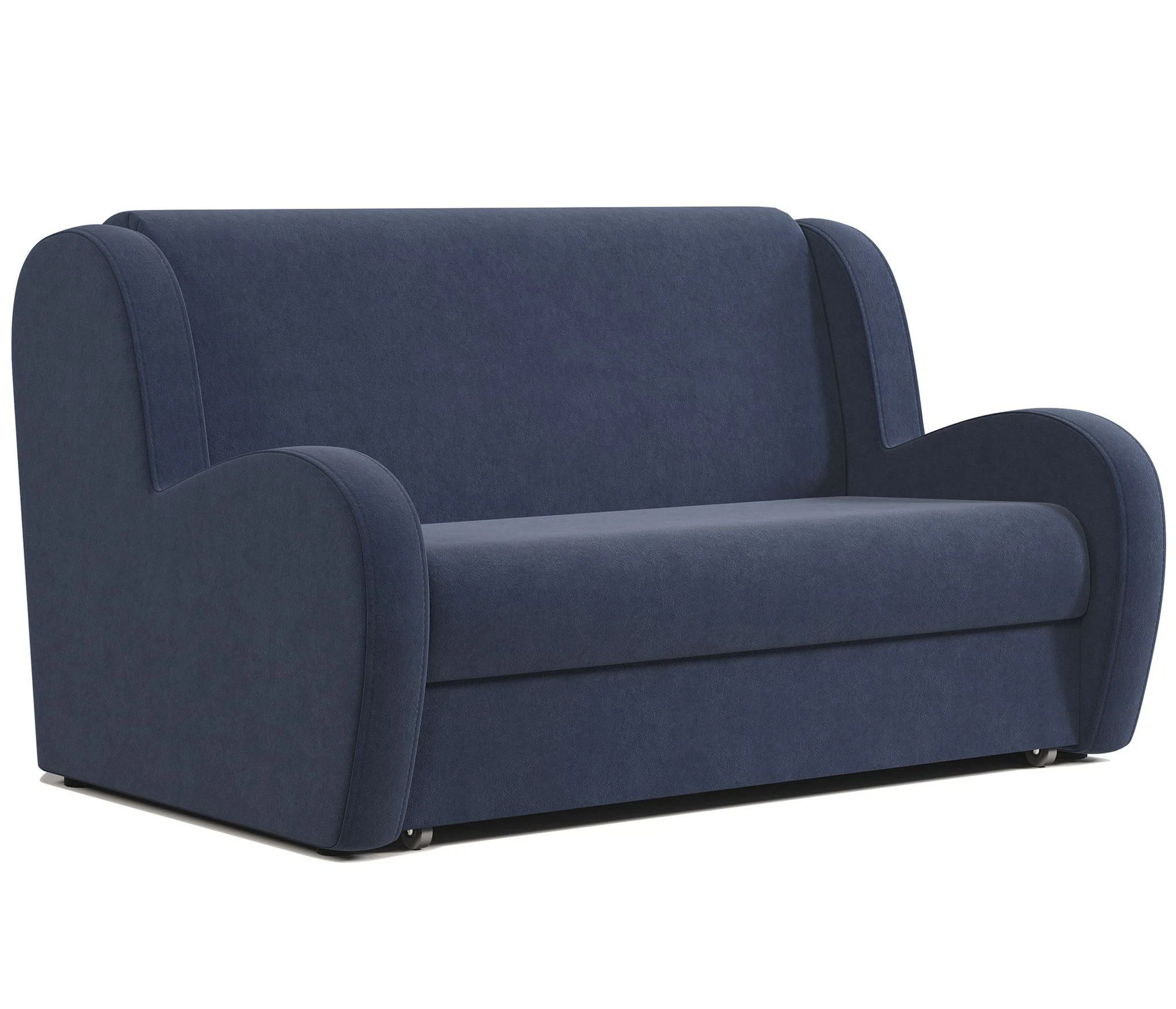 Изображение товара Диван-кровать Барон 100 велюр Ультра миднайт