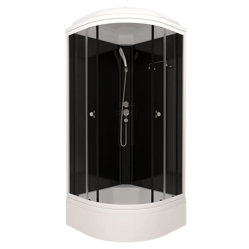 Изображение товара Душевая кабина Triton Топ 90х90 с раздвижными дверями и верхним душем