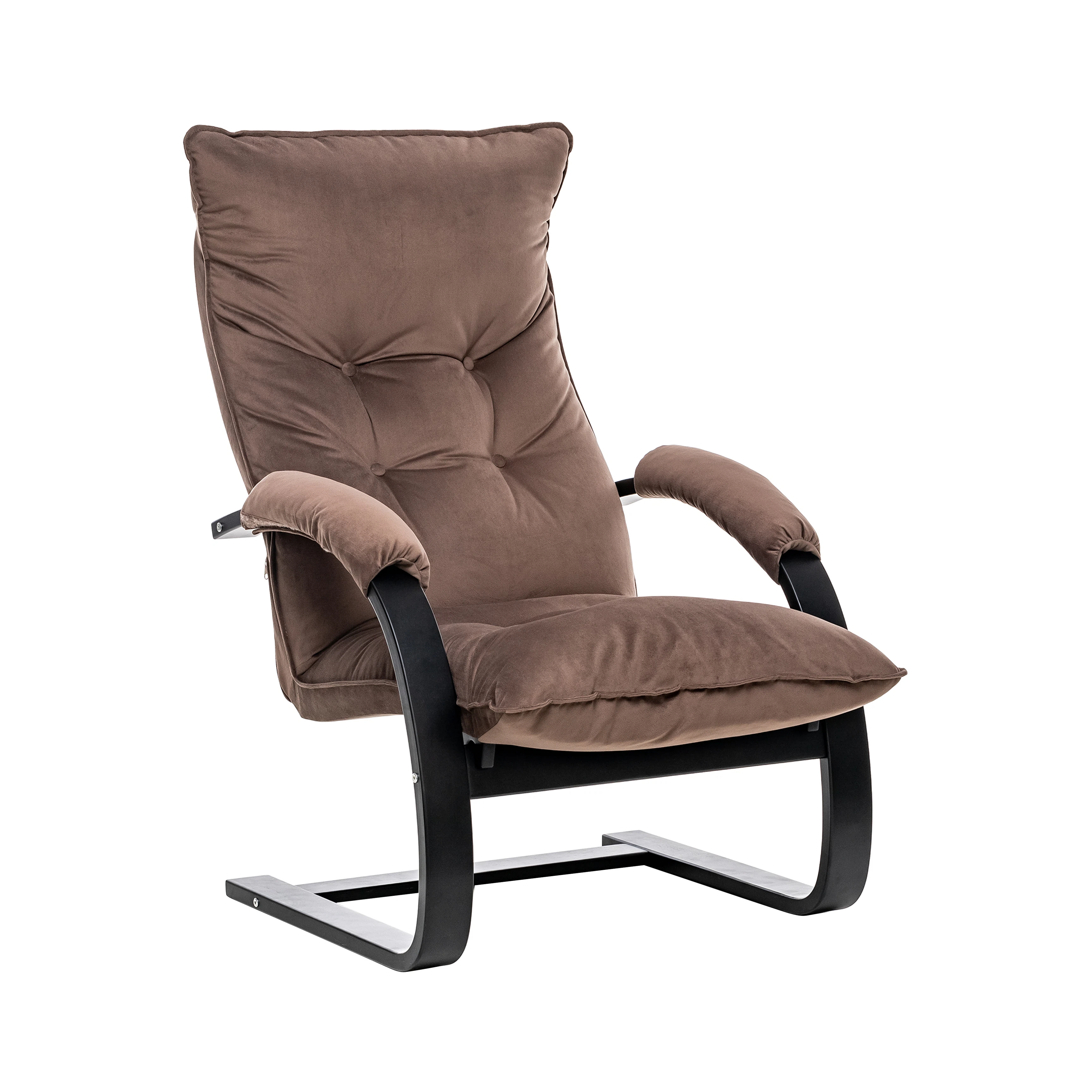 Изображение товара Кресло-трансформер Монако черный/V23 изящное и функциональное, декор из рогожки