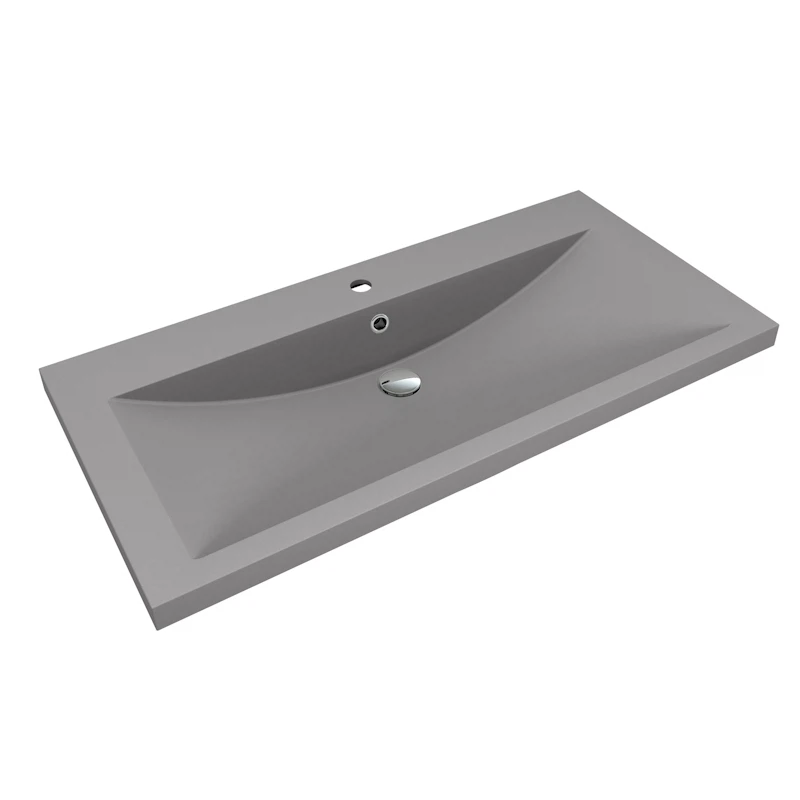 Изображение товара Раковина Florentina Анита 90 см 10.150.00900.307, серый шёлк