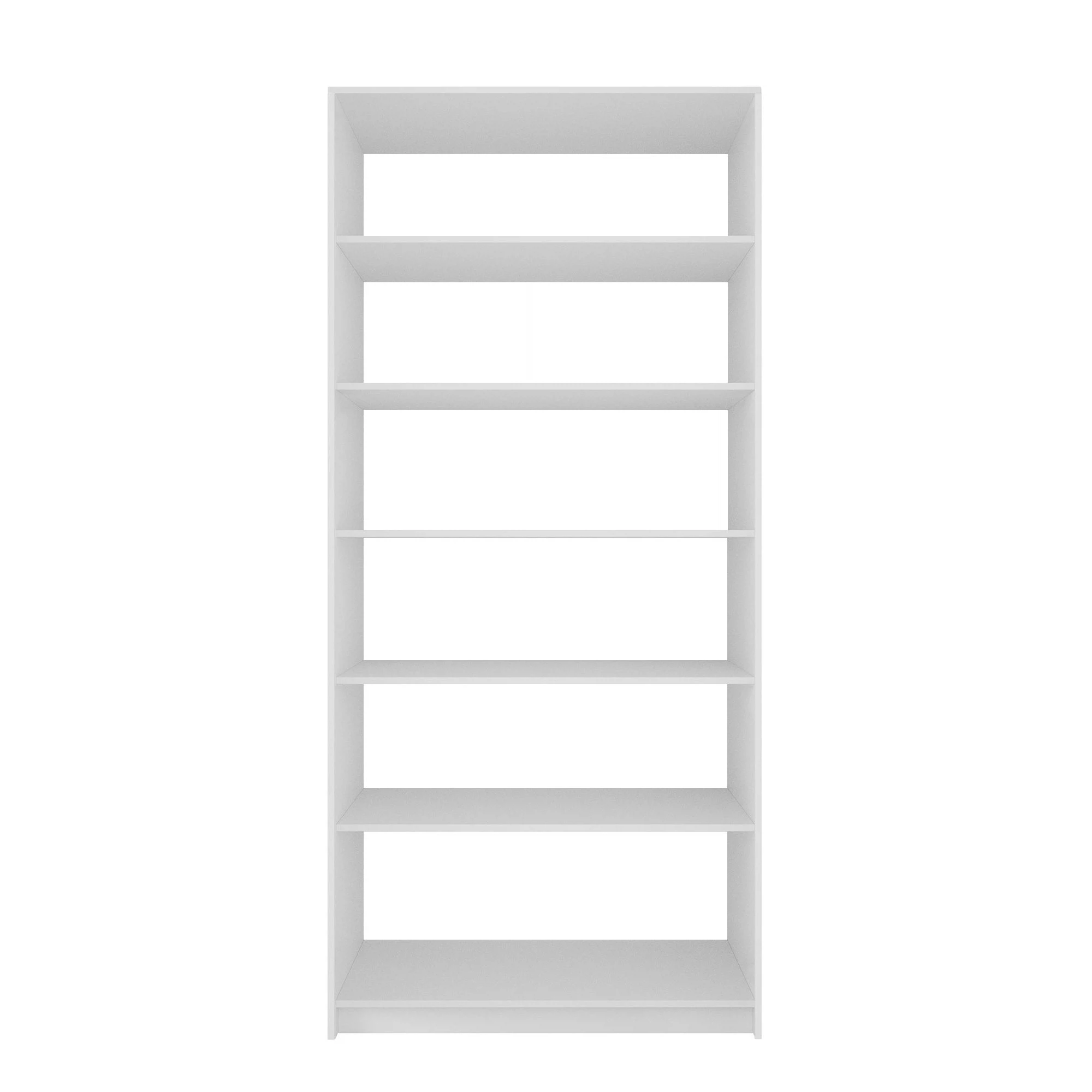 Изображение товара Модуль прямой с полками Е1 101x51x220 см Белый снег