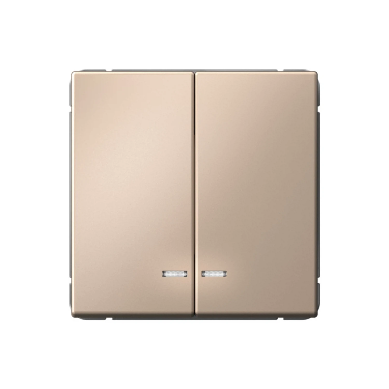 Изображение товара Выключатель System Electric ArtGallery 2-клавишный с подсветкой