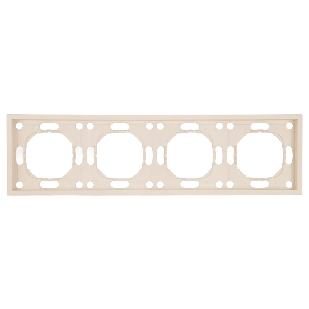Изображение товара Рамка STEKKER, PFR00-5004-08 4-местная, серия Эмили, кашемир, soft touch