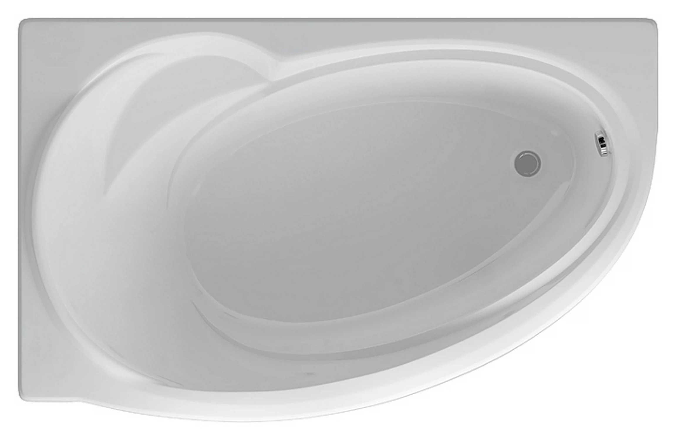 Изображение товара Акриловая ванна Azario Paolina 170x97 асимметричная левая