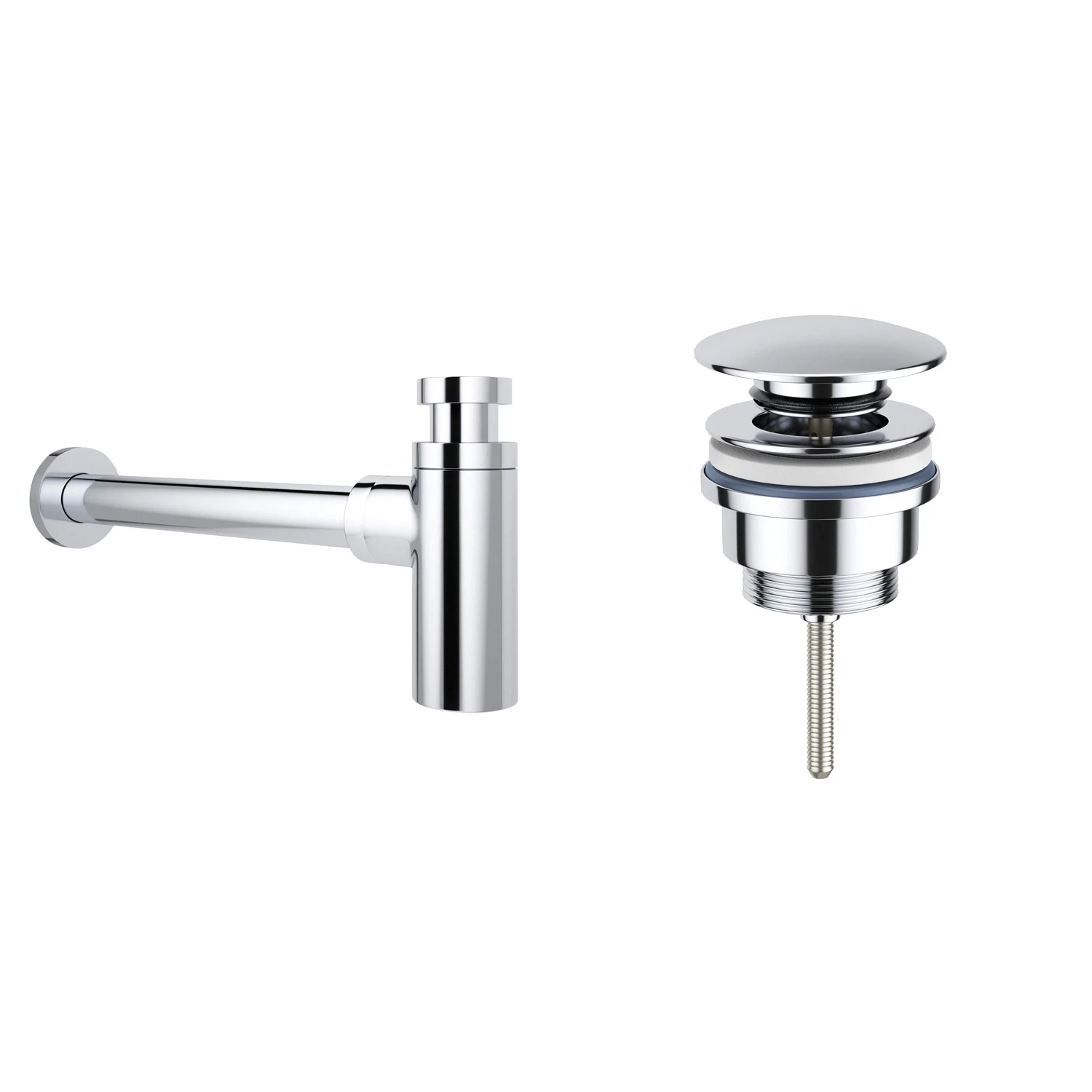 Изображение товара Сифон для раковины с донным клапаном  Wellsee  Drainage System, 182104003