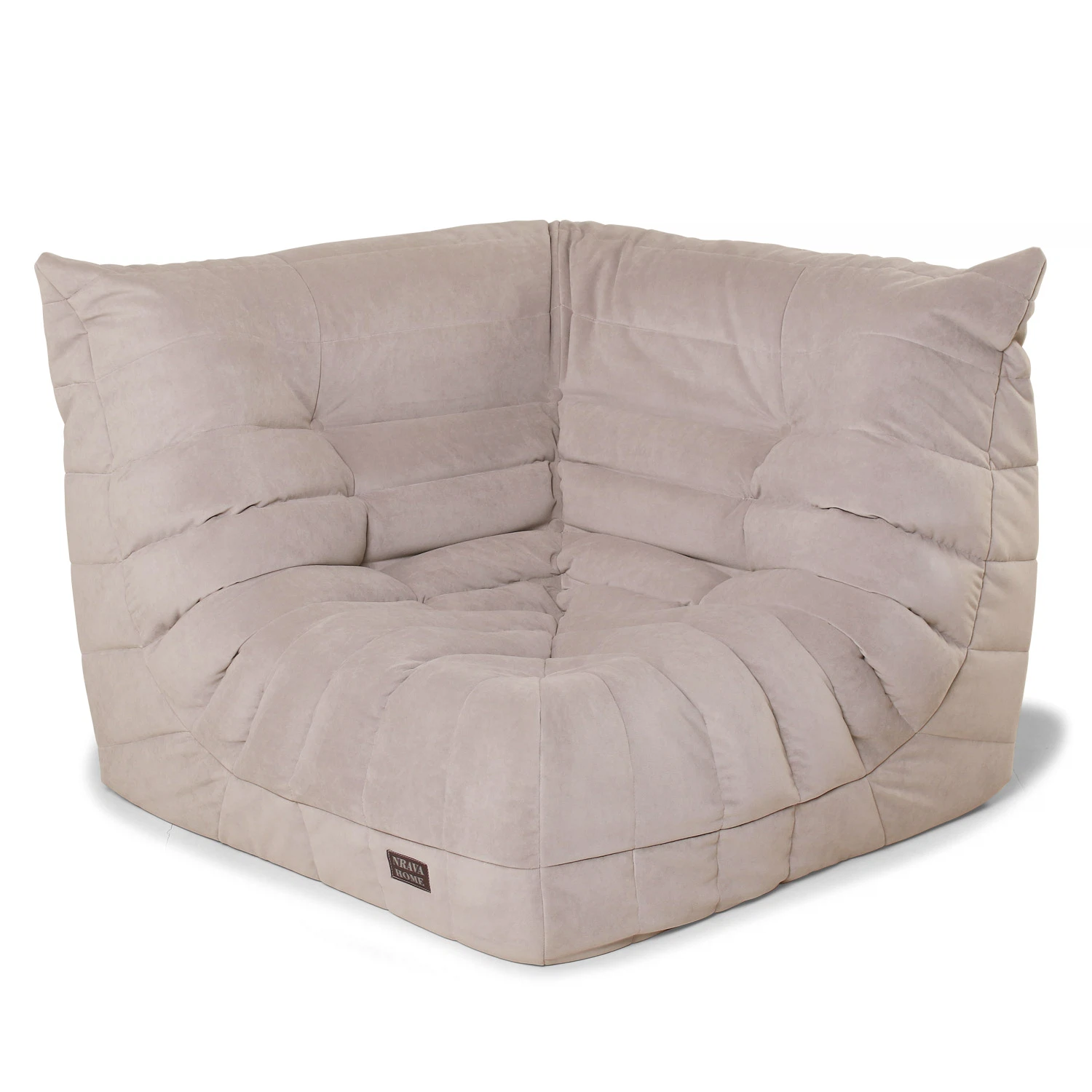 Изображение товара Кресло угловое бескаркасное Nrava Home Bali 1020х1020х800 VIVALDI 4 Бежевый