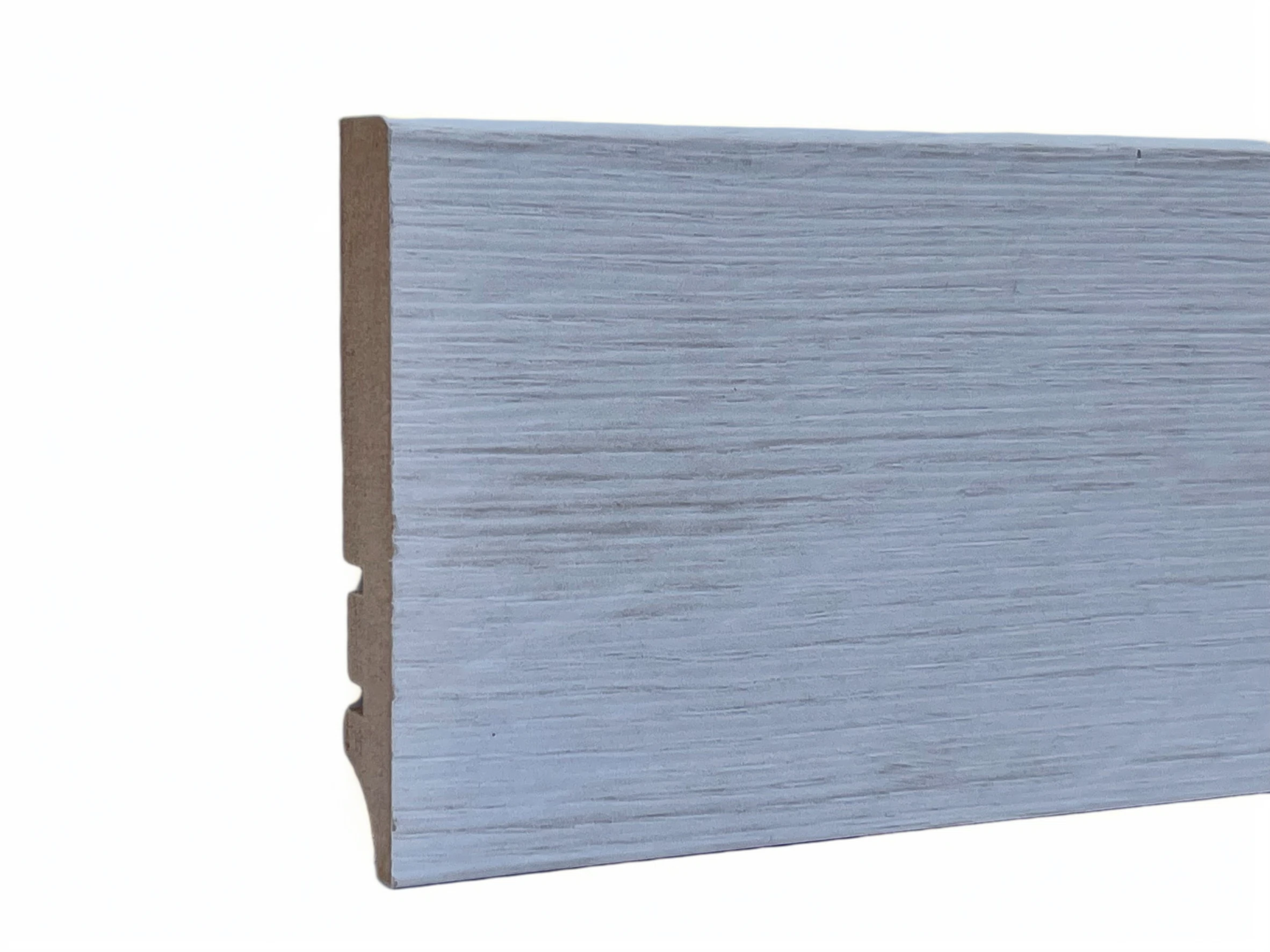 Изображение товара Плинтус МДФ Волшебная Палочка Гарден 2.4 м с кабель-каналом для ровных стен