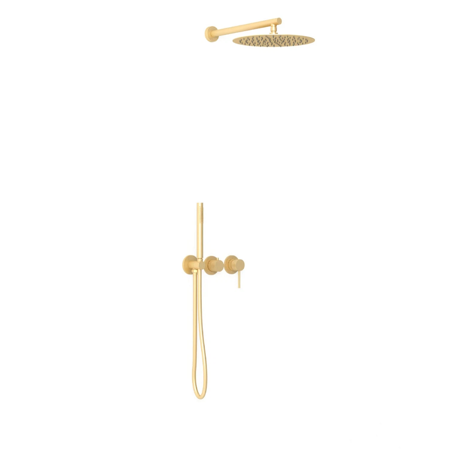 Изображение товара Душевой комплект Groove Vsfw-4g01bg4 с верхним душем 2 режима и регулировкой по высоте