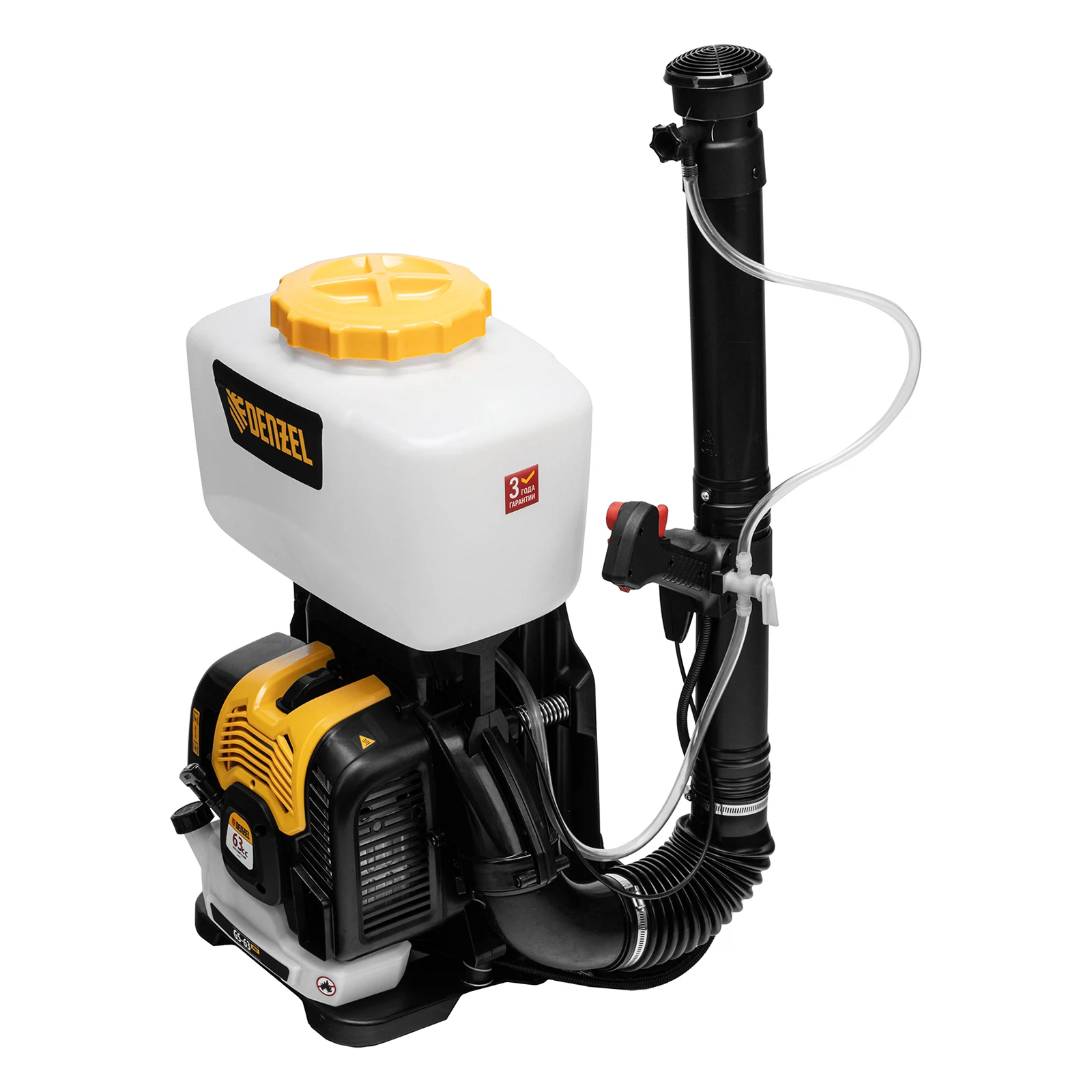 Изображение товара Бензиновый опрыскиватель Denzel GS-63-PRO 25 л, дальность 20 м, бензиновый, универсальный