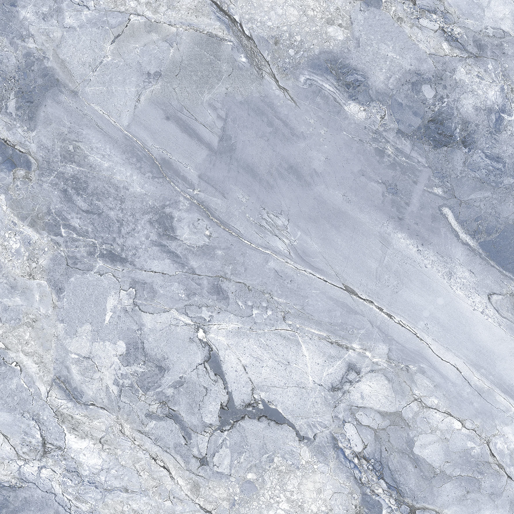Изображение товара Керамогранит Ceradim Ocean Gorgeous Blue 60x60 гладкий полированный голубой