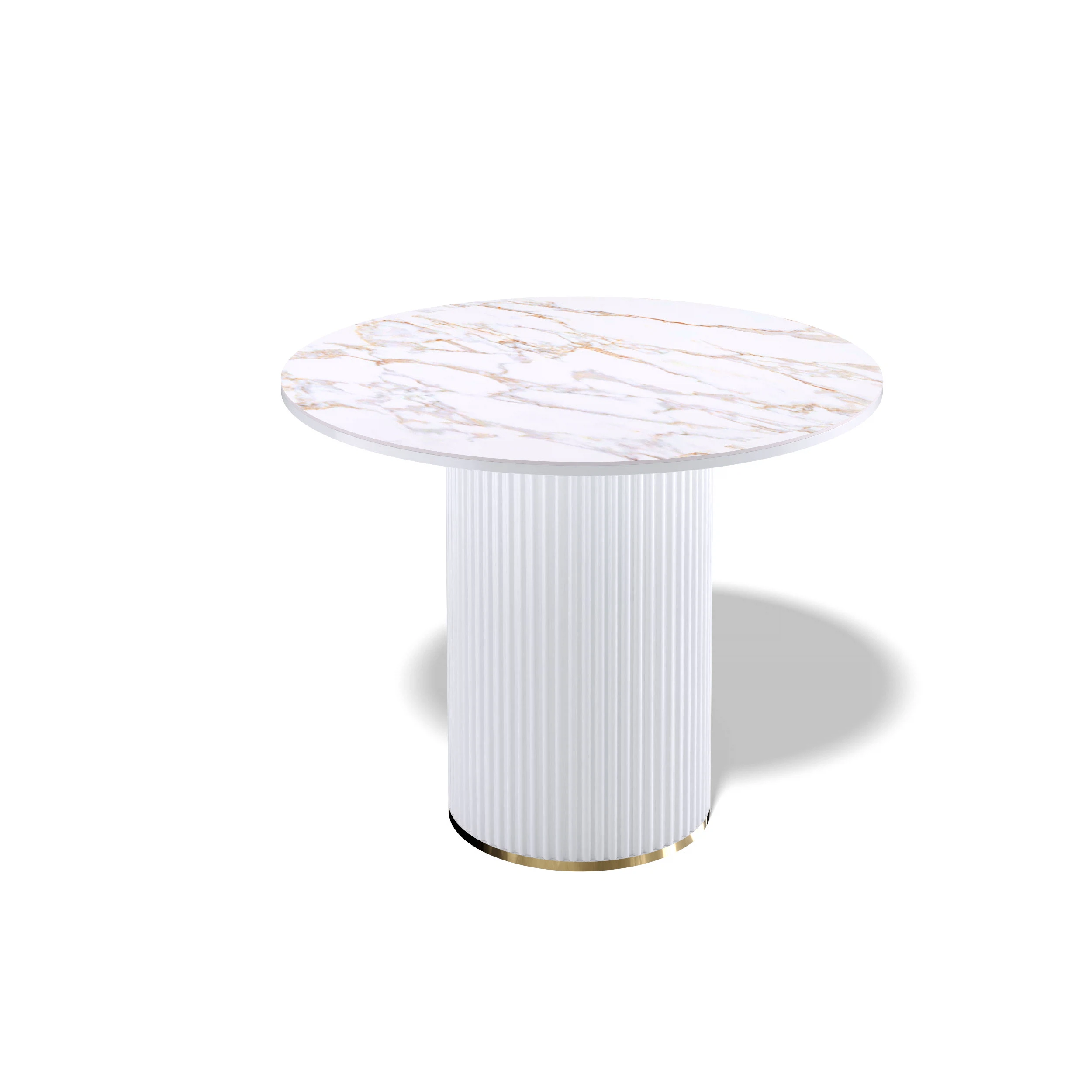 Изображение товара Стол Kenner LD900, белый/керамика мрамор белый глянец