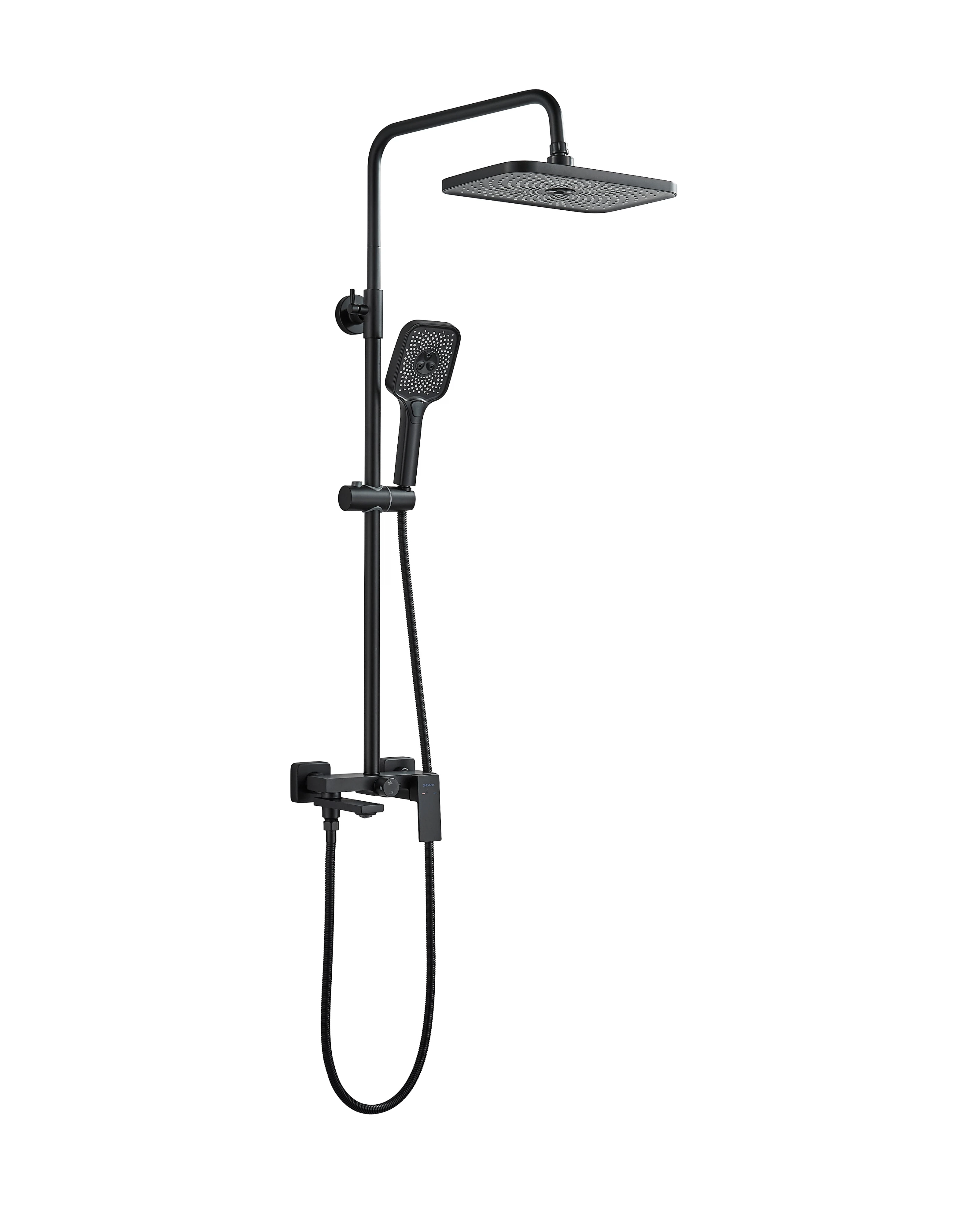 Изображение товара Душевая система Shevanik S9636H, черный