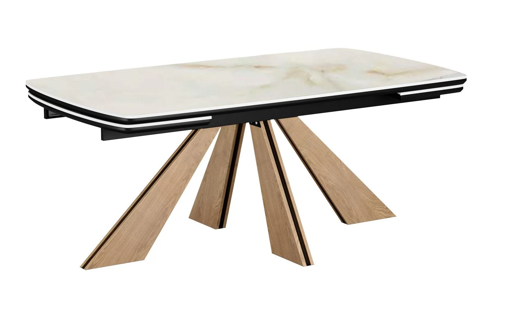 Изображение товара DikLine DKP180 — раскладной стол с керамической столешницей 180x90 см до 240x90 см