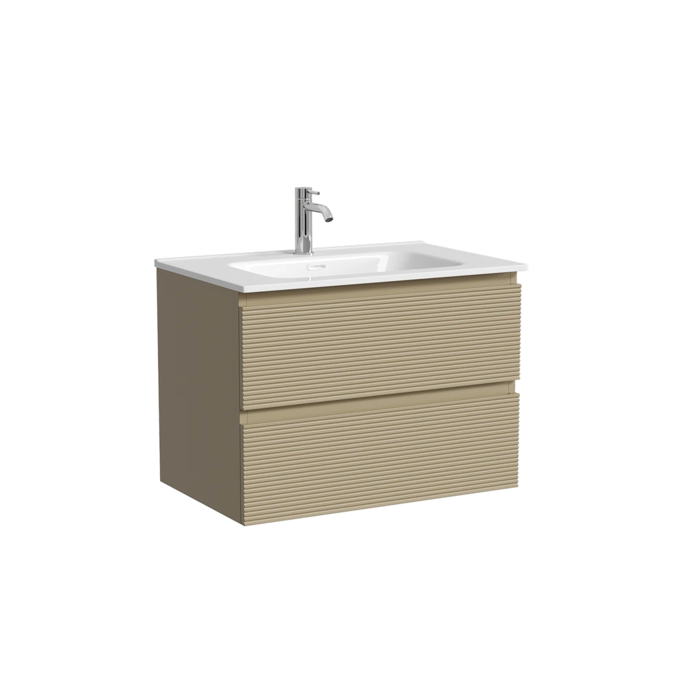 Изображение товара Тумба подвесная SANCOS Folk 690х445х500, c двумя ящиками оснащенными доводчиками, Капучино, арт.FL70CP