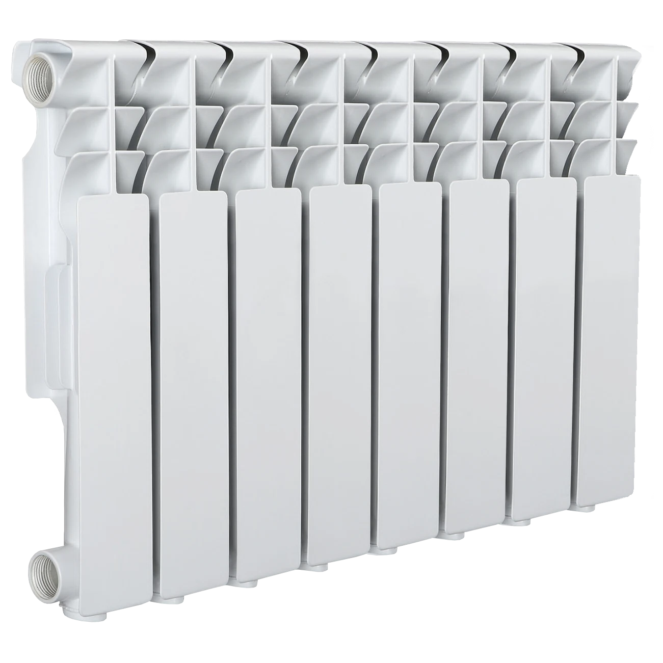 Изображение товара Алюминиевый радиатор Tropic 350x80, 8 секций, высокая теплоотдача