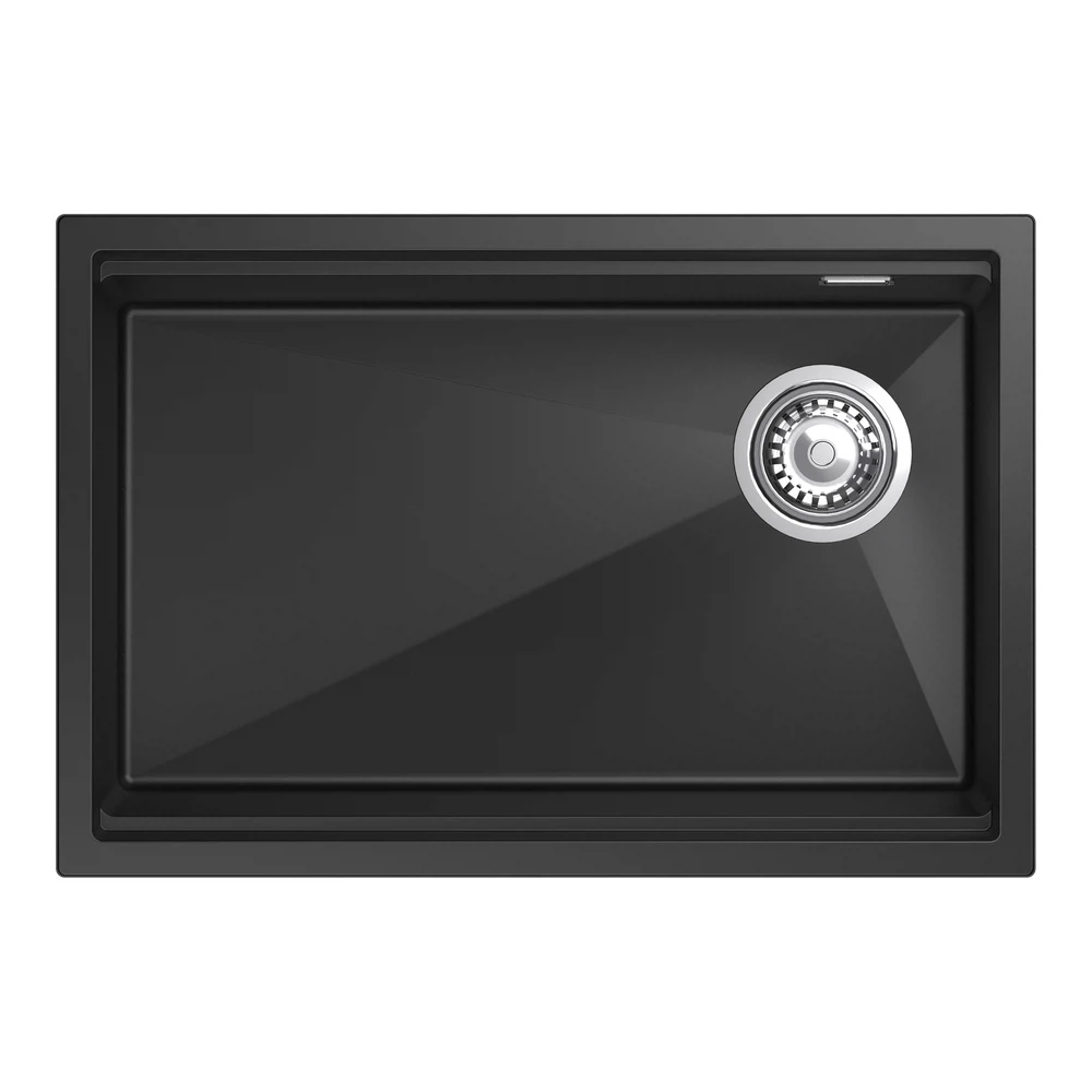 Изображение товара Кухонная мойка Rivelato LINO LN-654-R, антрацит, кварц Изображение товара Кухонная мойка Rivelato LINO LN-654-R, антрацит, кварц