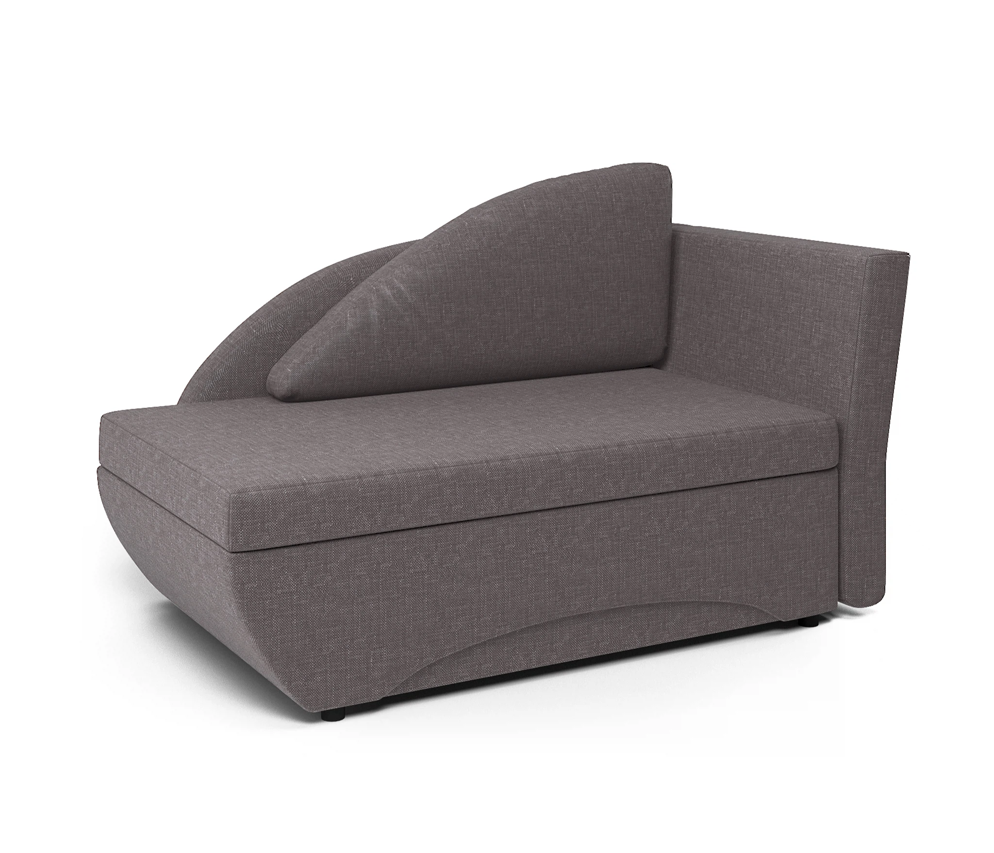 Изображение товара Кушетка Трио правый рогожка латте, мебель для гостиной и спальни, Россия