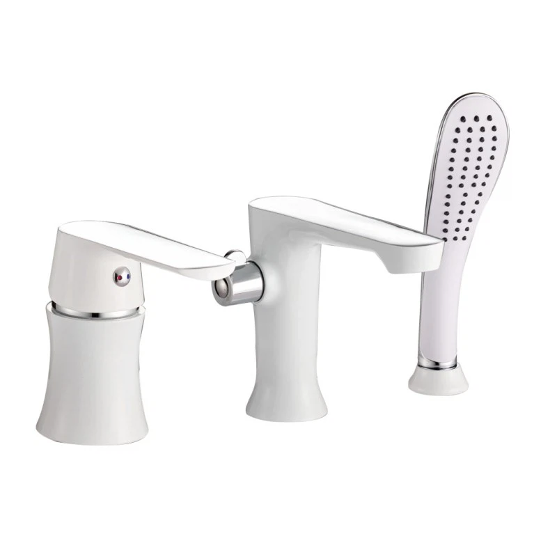 Изображение товара Смеситель на борт ванны Haiba HB80804, белый