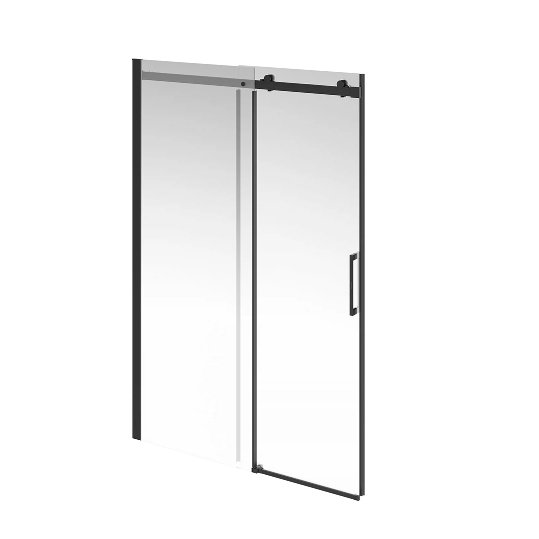Изображение товара Душевая дверь Cristallo/Кристалло, раздвиж. с функц. soft close/плавное открыв. и закрыв., 140х210 Kerama Marazzi арт. CT.140.1/2.SD.BLK.M