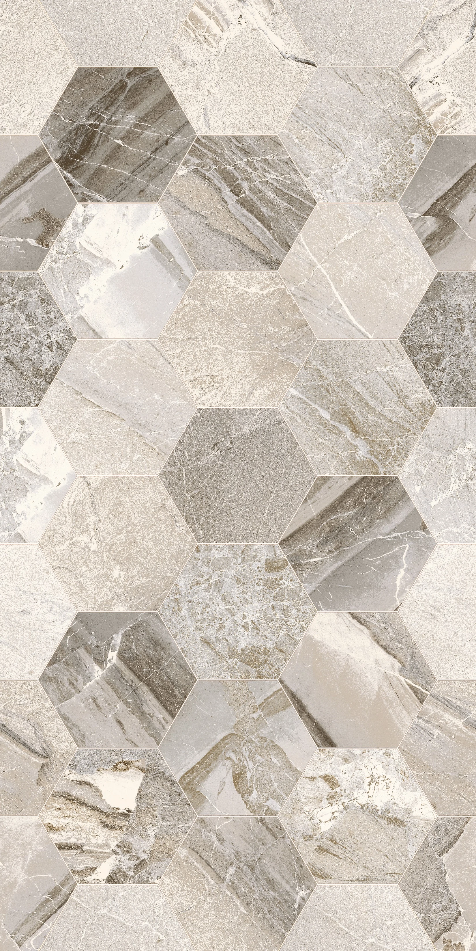 Изображение товара Настенная плитка Istambul Grey Decor 0146 MATОВАЯ 25x50