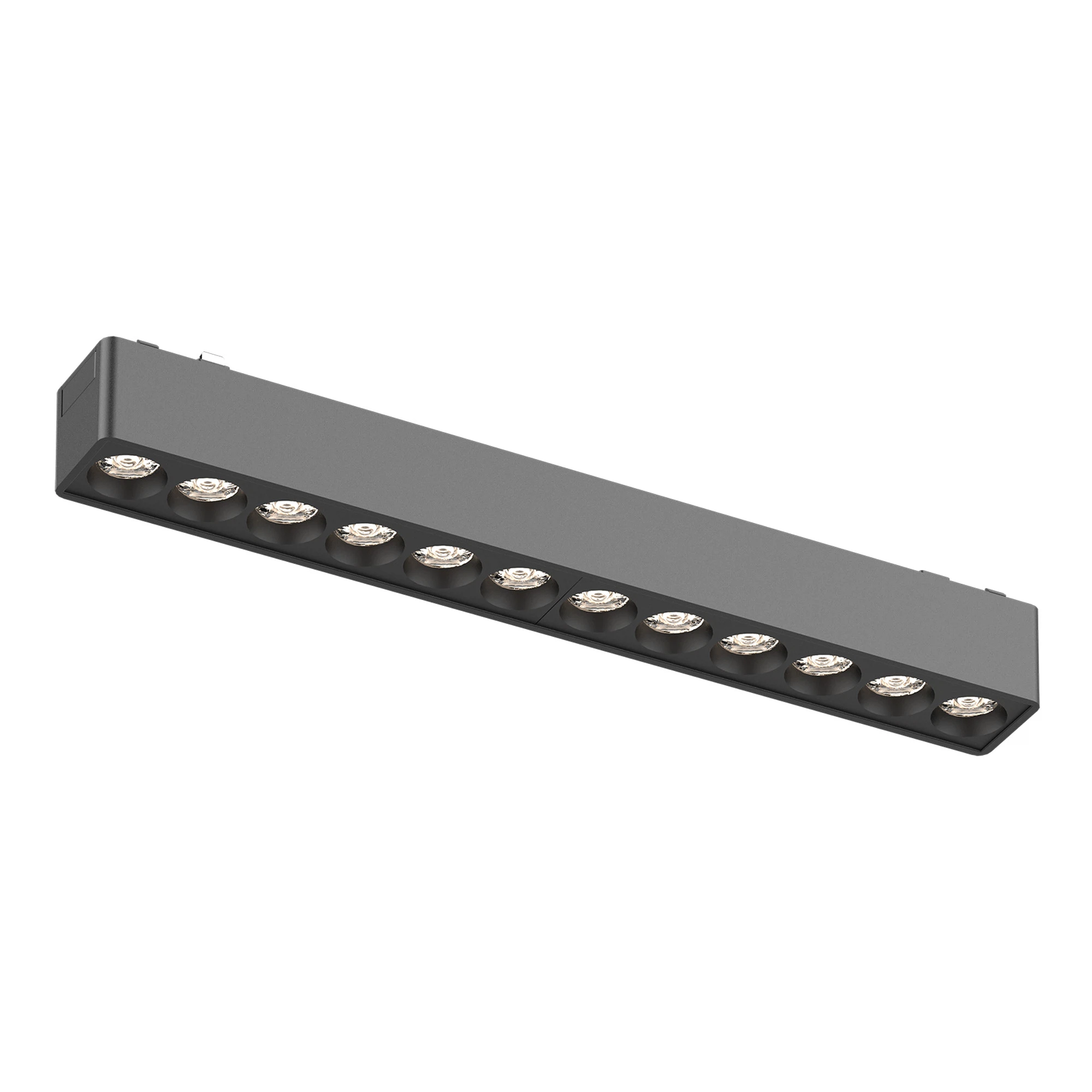 Изображение товара ST673.436.12 Магнитный трековый светильник Черный LED 1*12W 3000K 710Lm Ra>90 36° IP20 L230xW26xH24